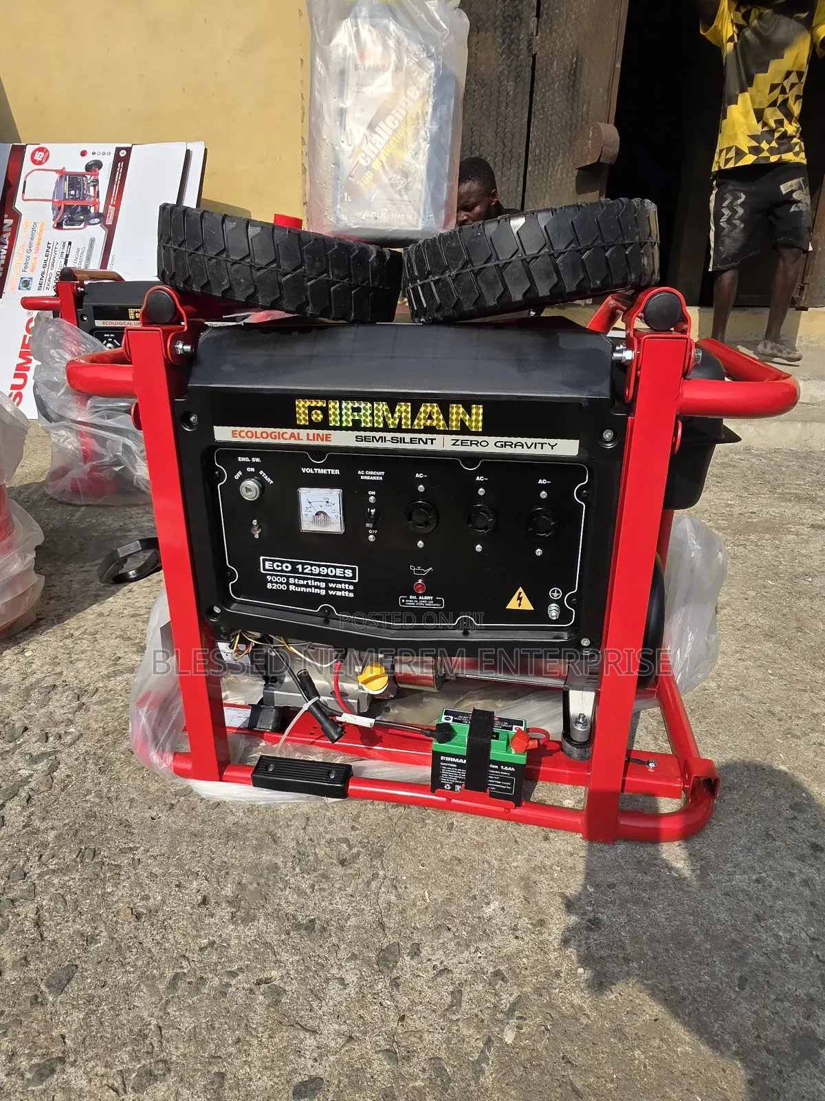 Heavy-Duty 10kva Firman Petrol Generator 100% Copper Coil 1years Wty