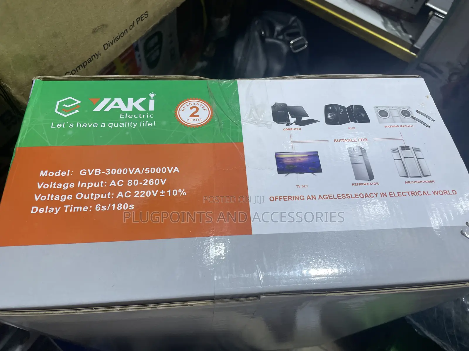 Yaki Electric Heavy Duty Stabilizer 5000w + Free Delivery