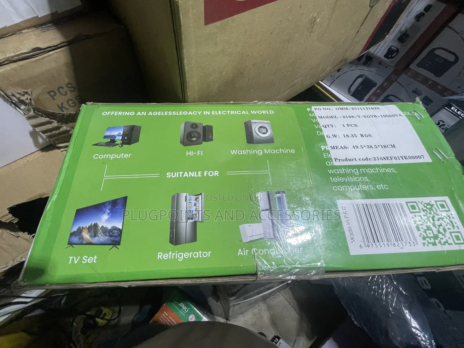 Yaki Electric Heavy Duty Stabilizer 10000w