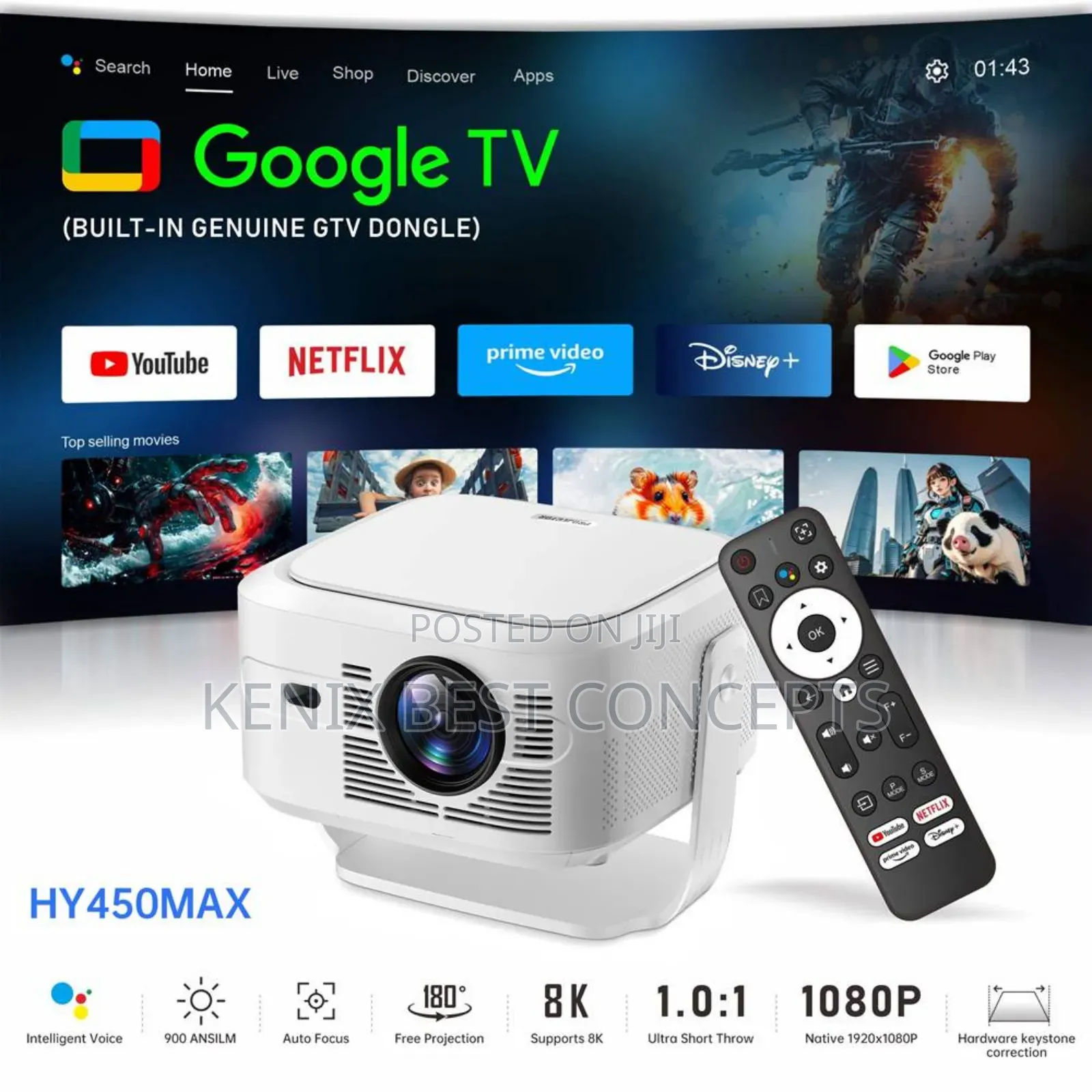Hy450max Projector