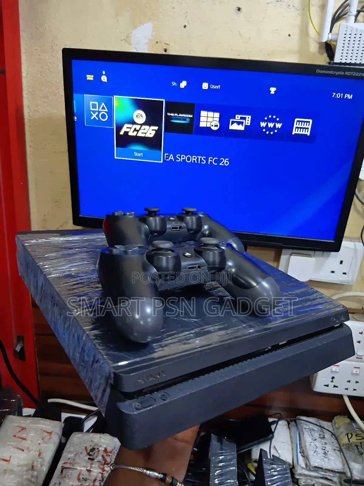 Slim Uk Used Ps4 || 2pads || 10 Latest Games
