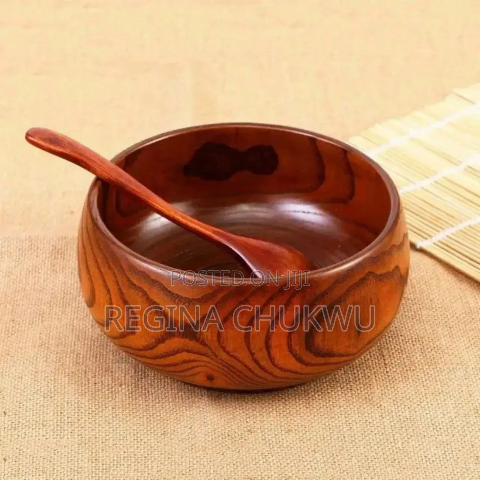 Quality Wooden Soup Bowl