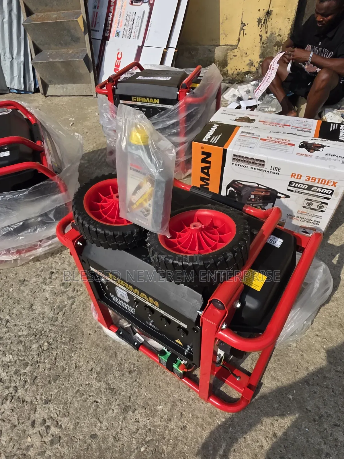 □■Heavy-Duty 10kva Firman Petrol Generator 100% Copper Coil