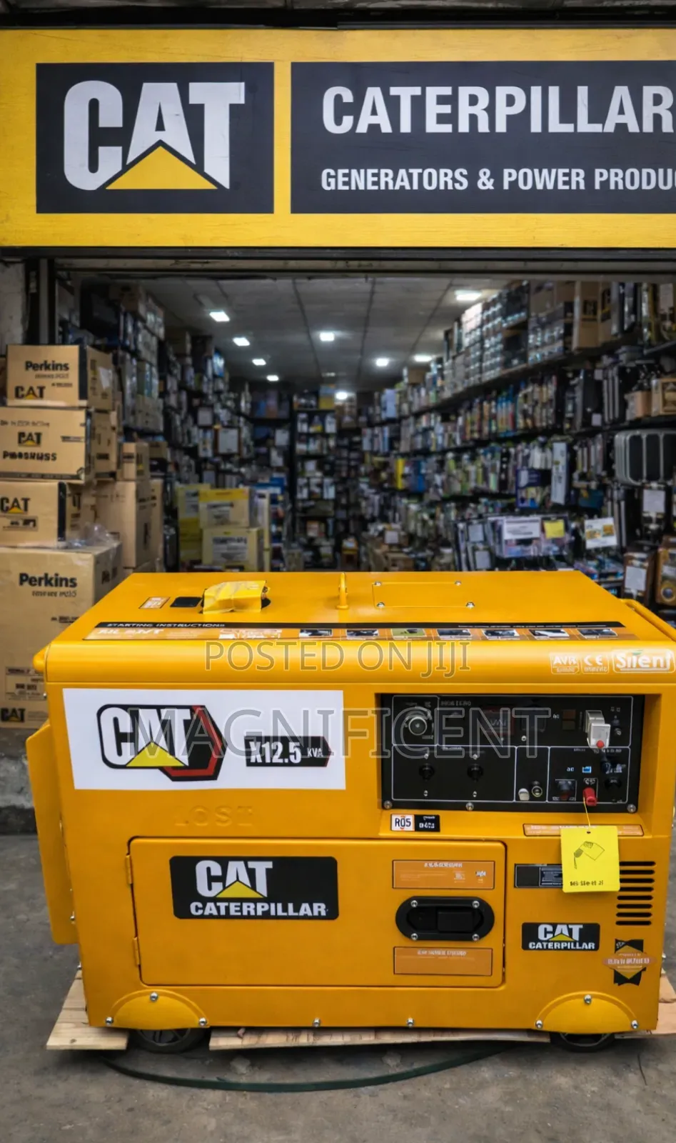 Caterpillar Cat X12.5 Kva Diesel Silent Generator
