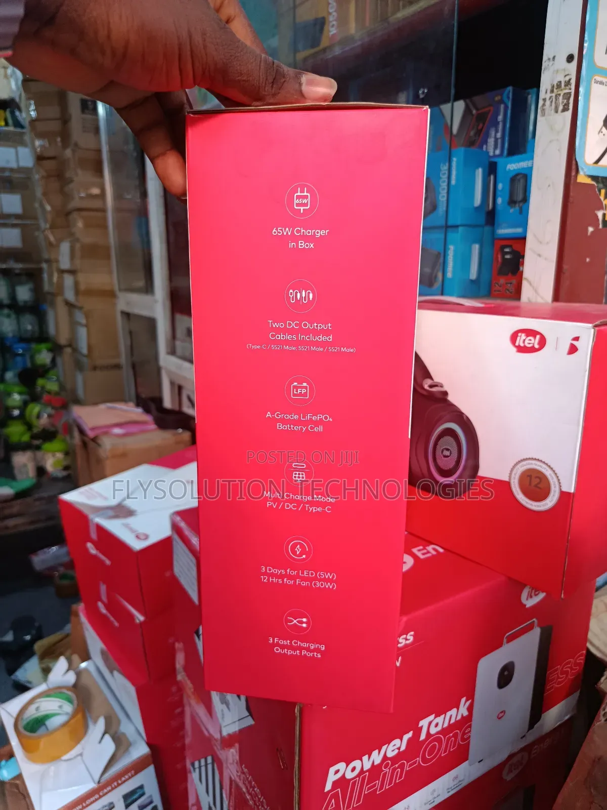 Itel Laptop Power Bank 100000mah 130w (Iess-320t) Mini Power Station