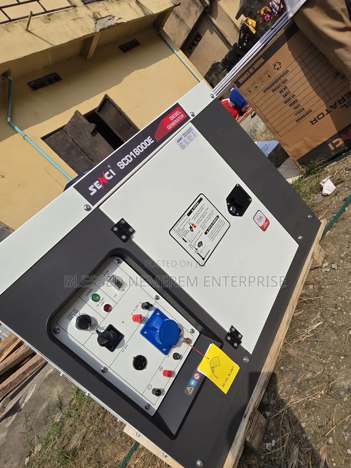 Heavy-Duty 12.5kva Senci Diesel Soundproof Generator 100%Copper