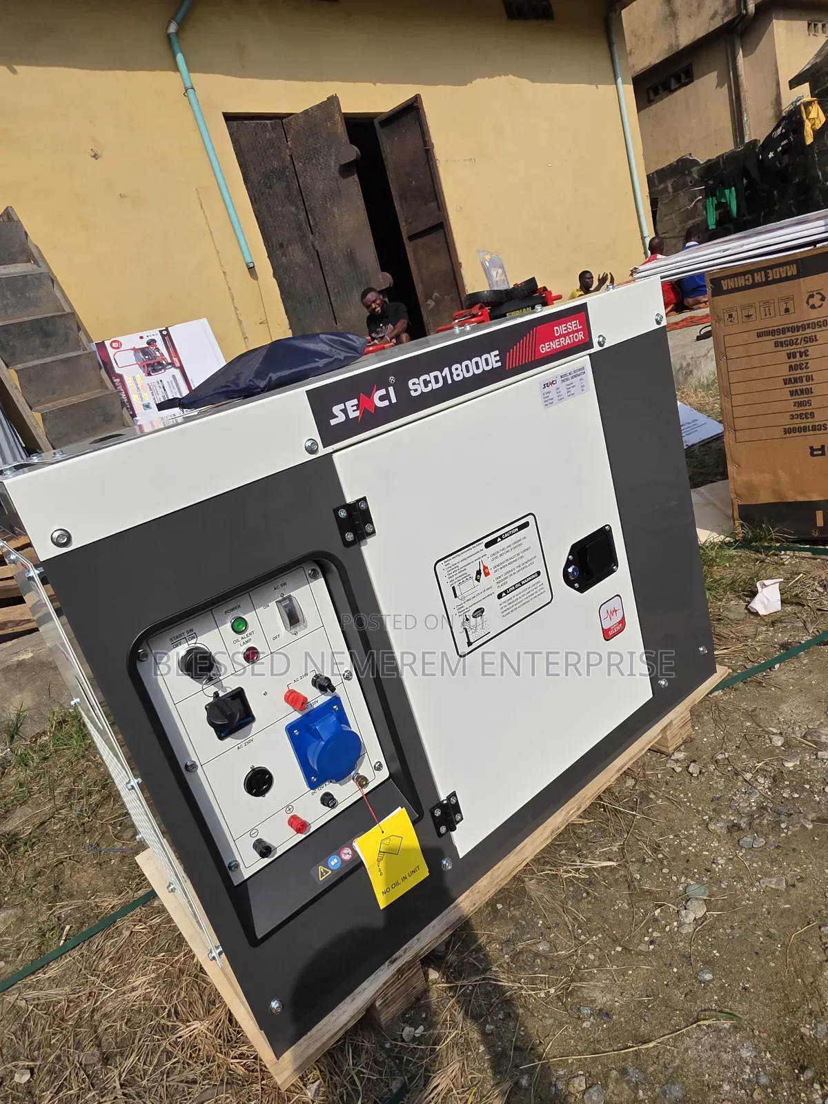《》High Quality 12.5kva Senci Diesel Soundproof Gen 1years Wty 100%Copp