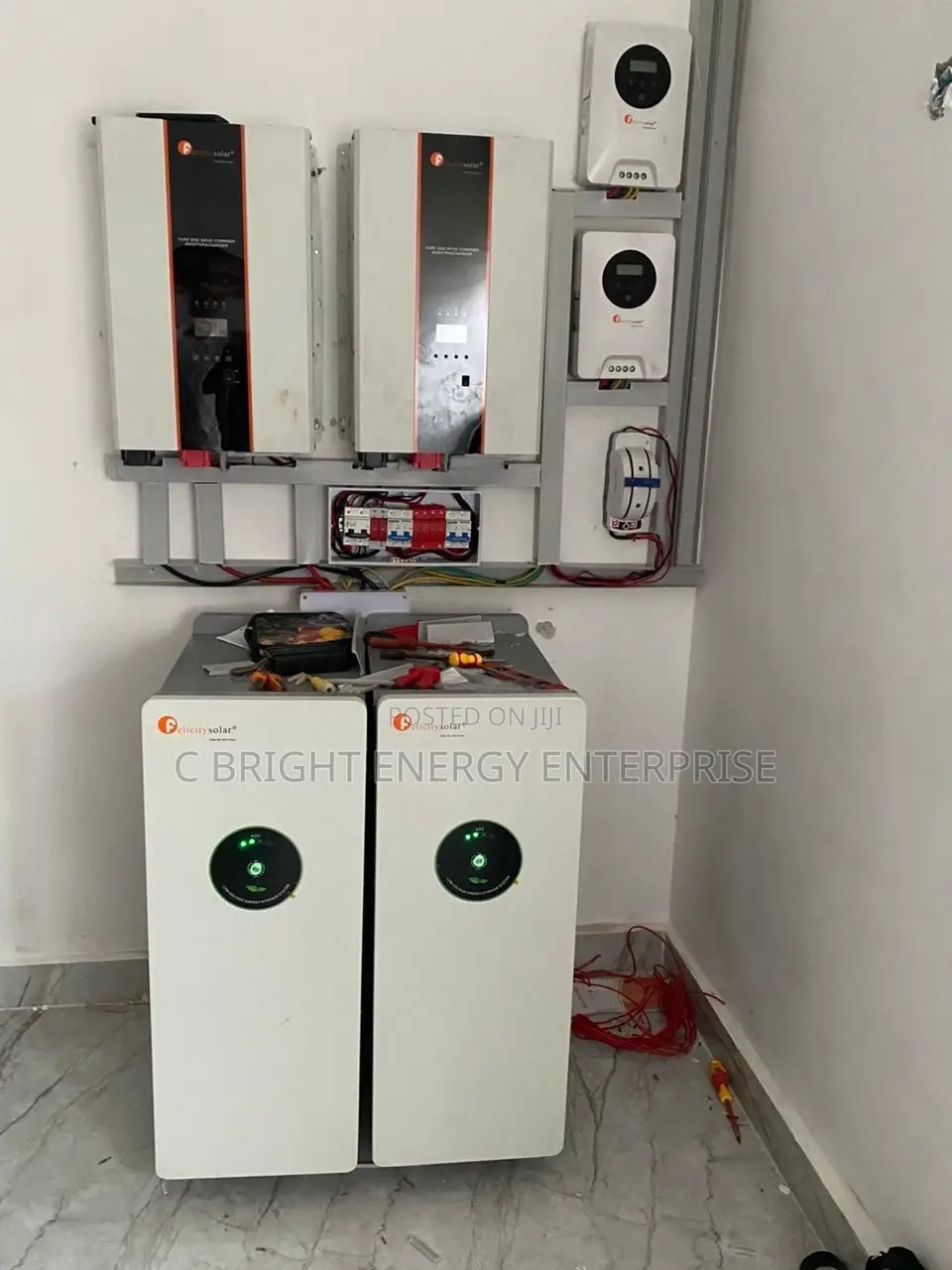 Installation Of 20kva Felicity Smart Inverters And 30kwh Felicity Lith