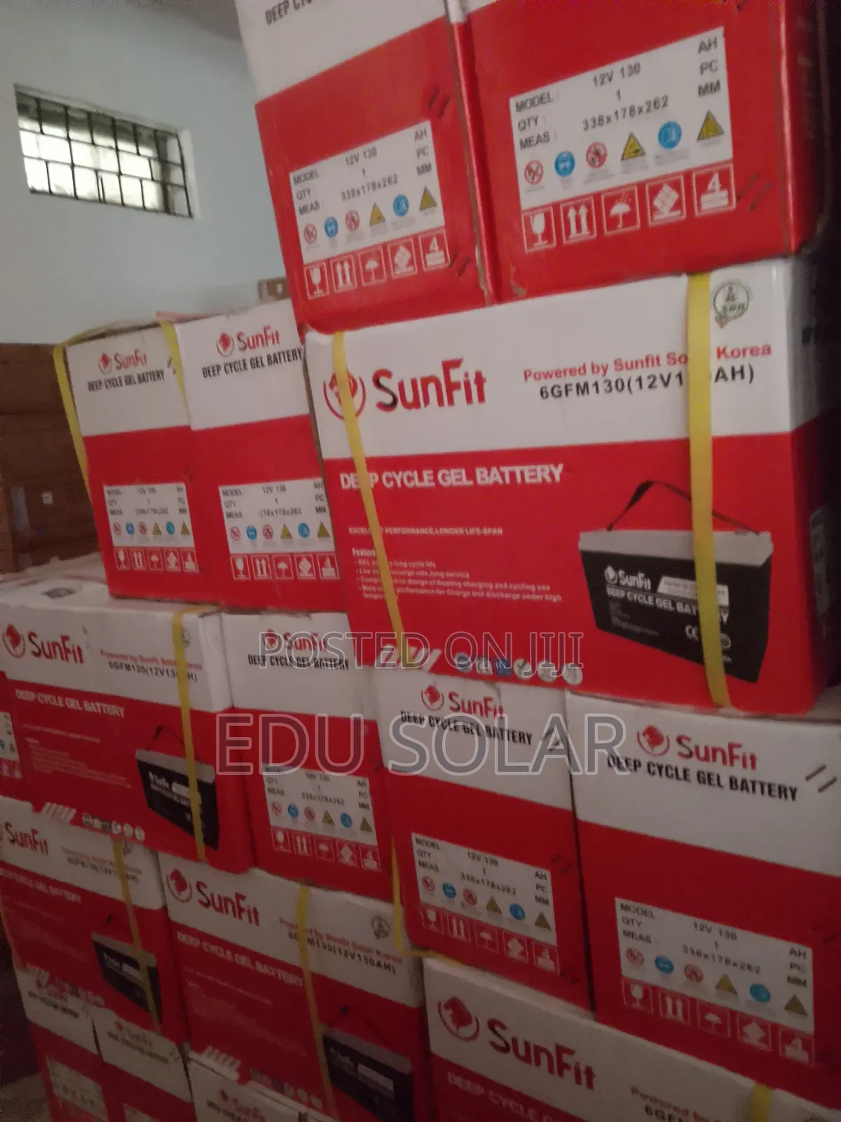 Solar Battery Drycell 100a 12v