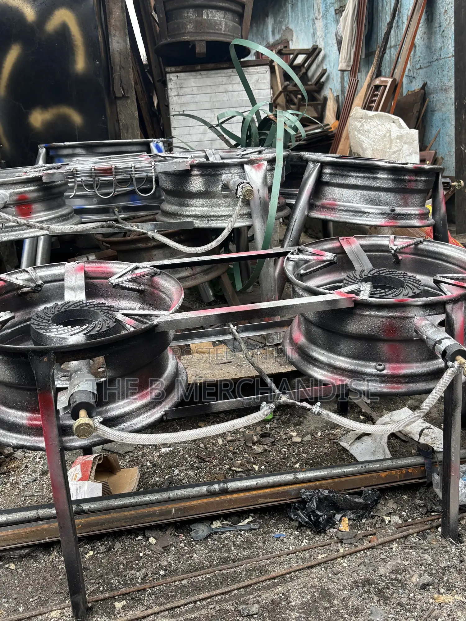 2 Burner Locally Fabricated Industrial Gas Cooker