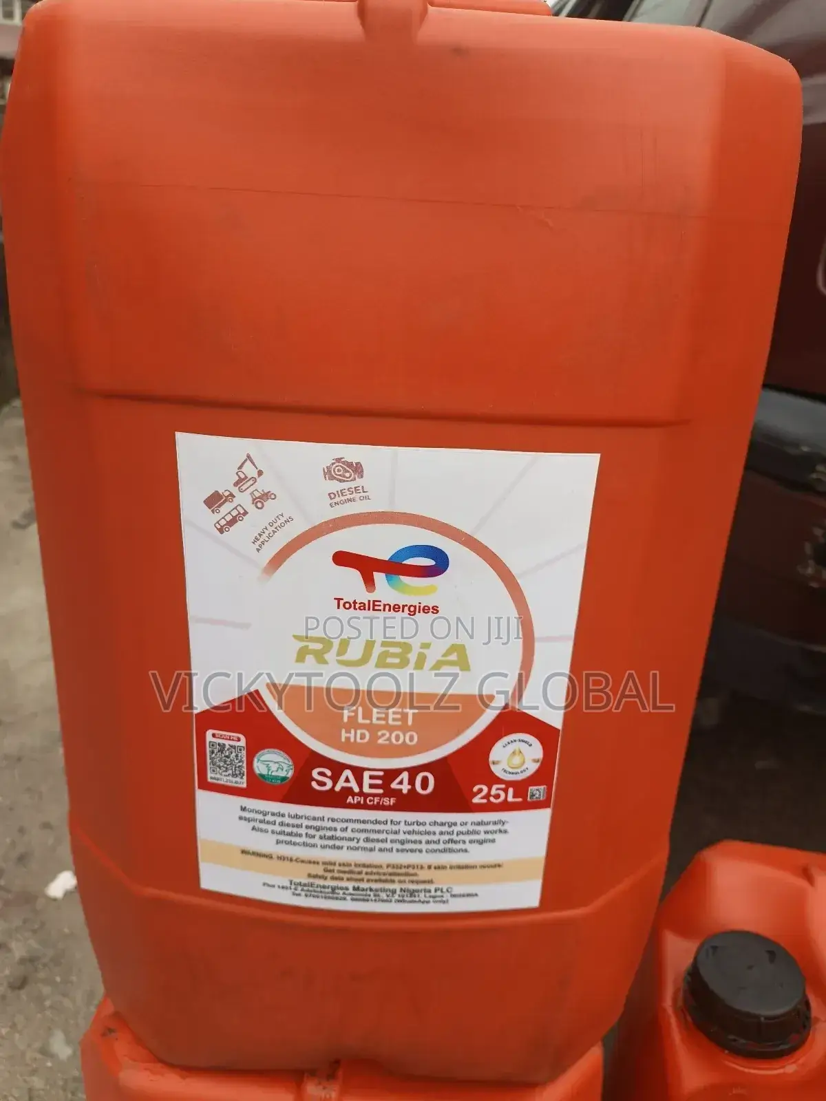 Totalenergies / Total Rubia Fleet Hd 200 Sae 40 Oil