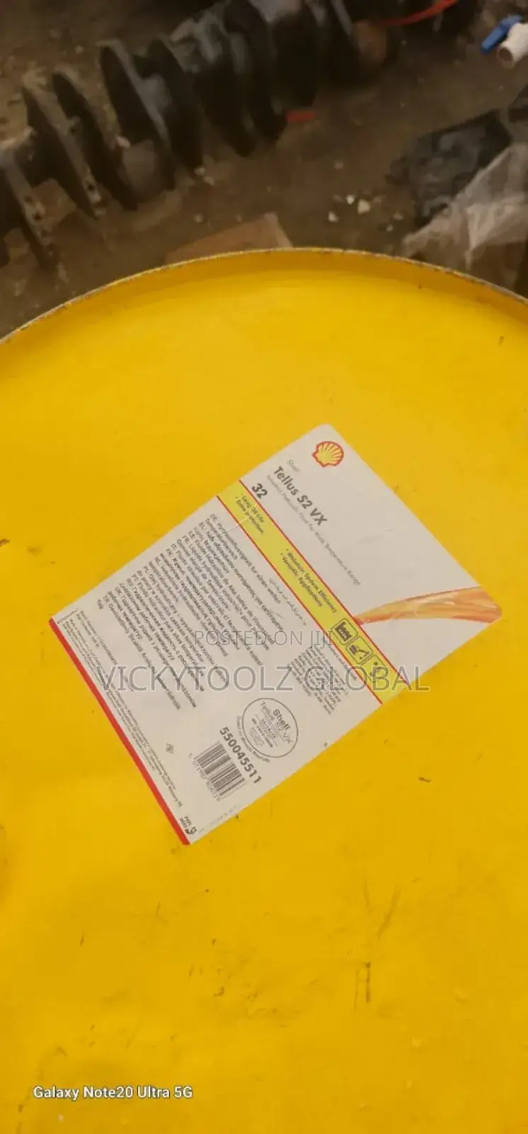 Shell Tellus S2 Vx Industrial Hydraulic Fluid 32 (208liters)