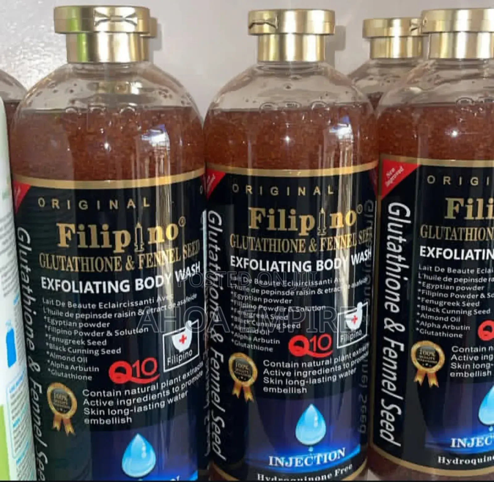 Filipino Glutathione Fennel Seed Exfoliating Body Wash