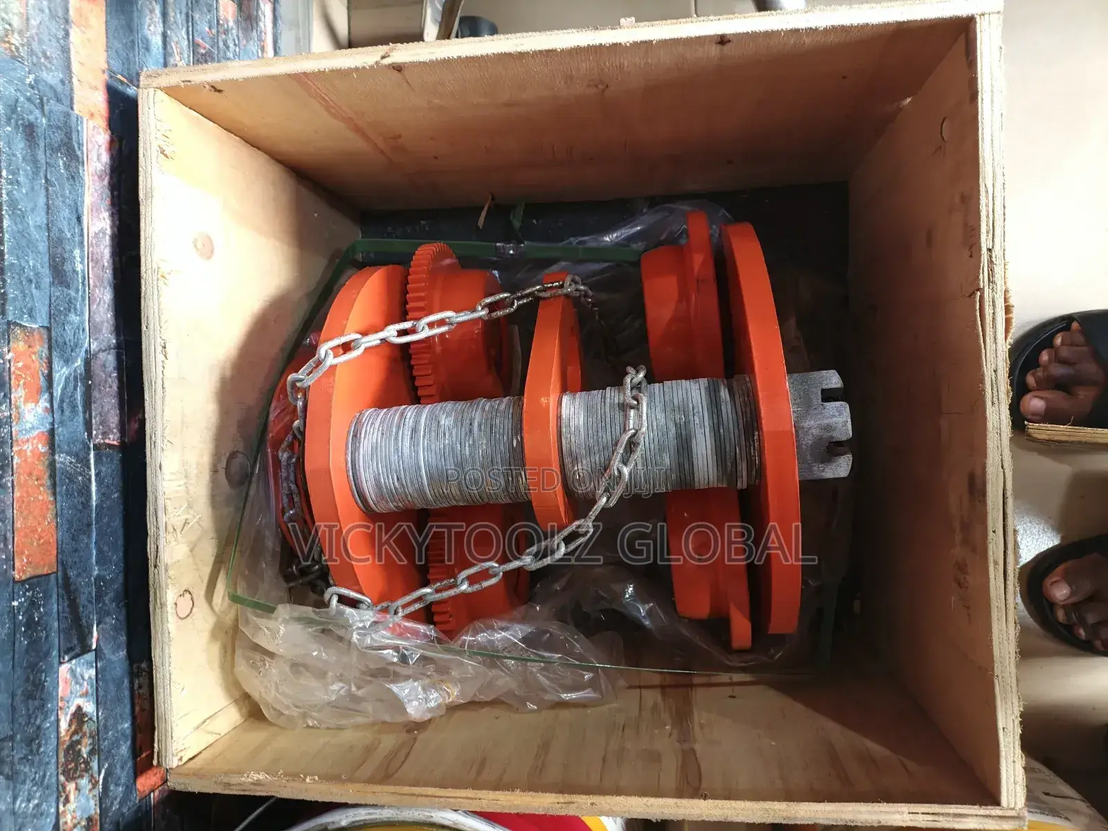 Toyo Geared Trolley With Chain 10ton X 3meters