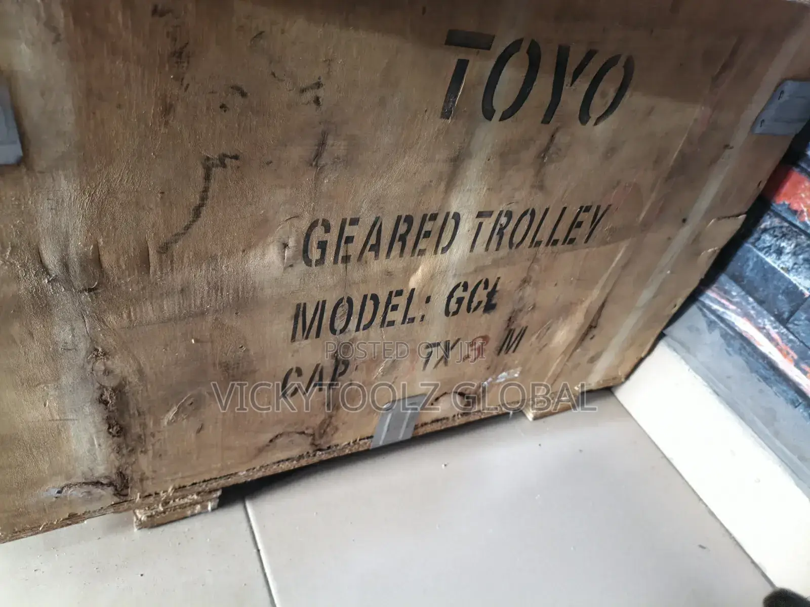 Toyo Plain Trolley Without Chain 10ton X 3meters