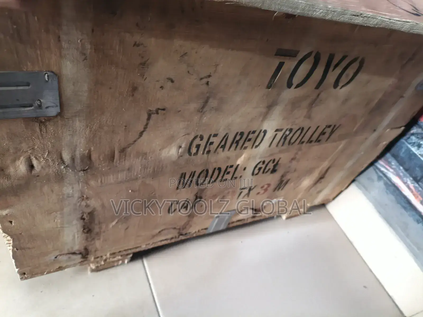 Toyo Plain Trolley Without Chain 10ton X 3meters