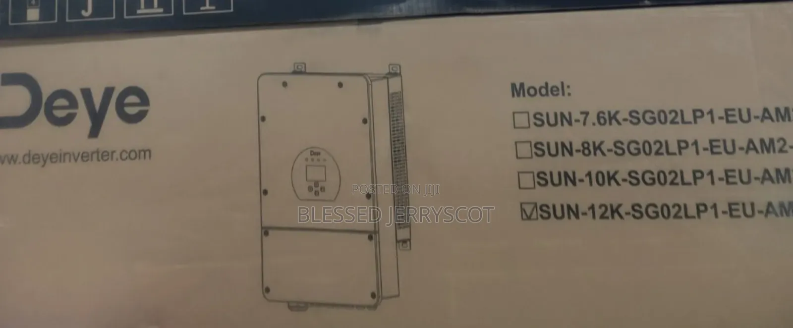 Deye Sun-12k-sg02lp1-eu-am3p Hybrid Solar Inverters In Stock.