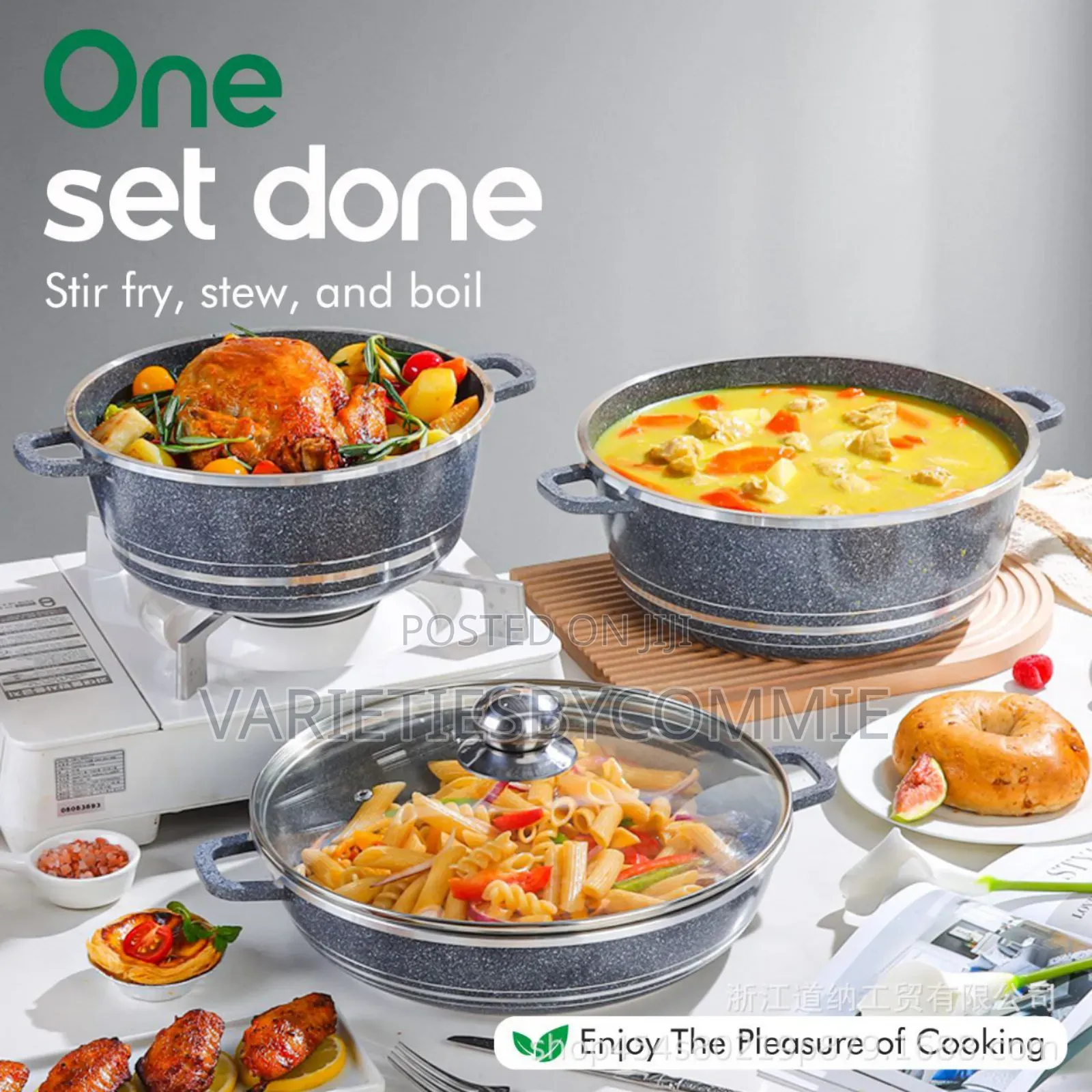 Dn-Dy Donnor 10pcs Set of Royal Non-Stick Cookware