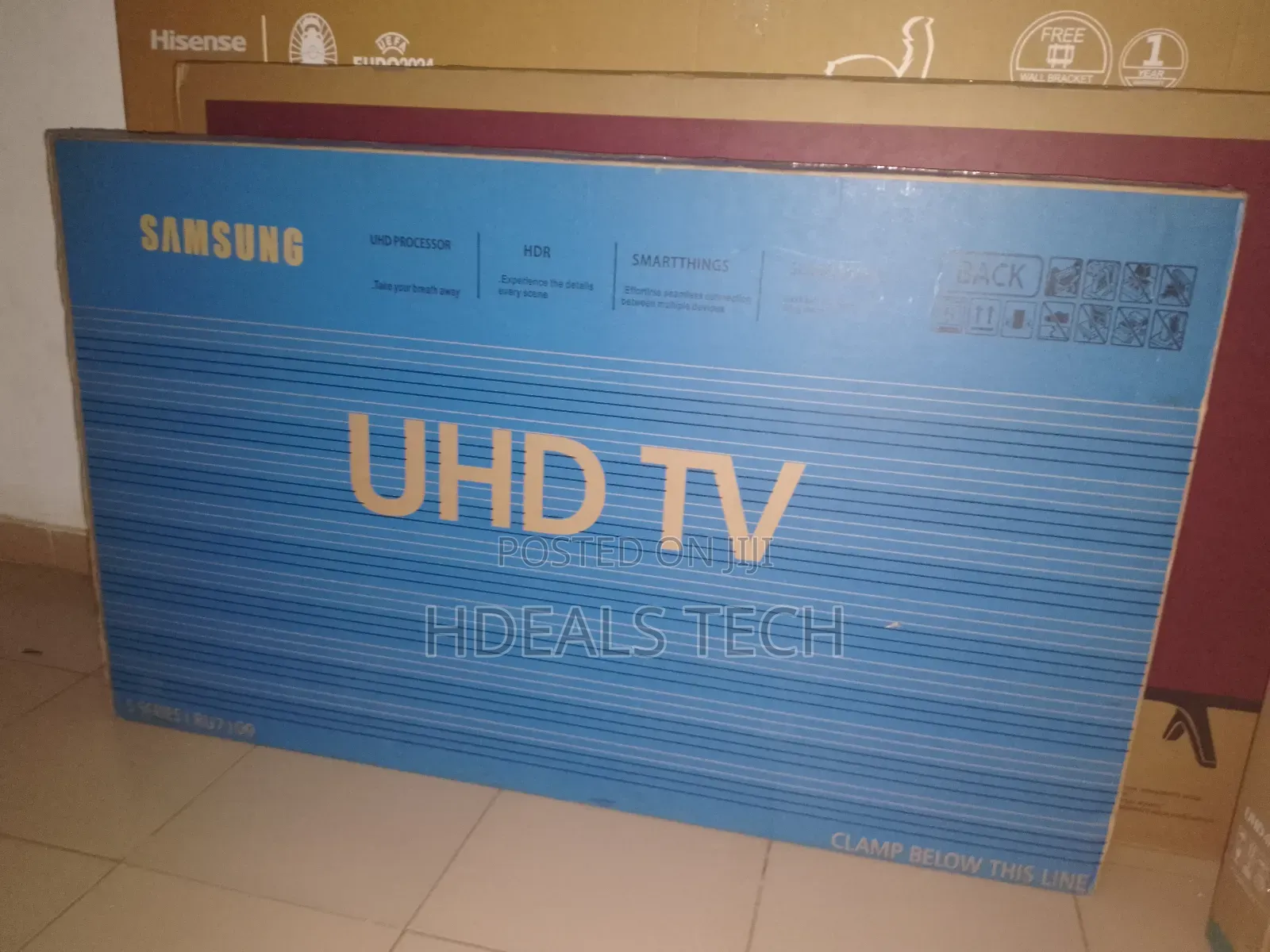 Samsung 65" Series 7 Ru7100 Uhd HDR Smart Led Tv