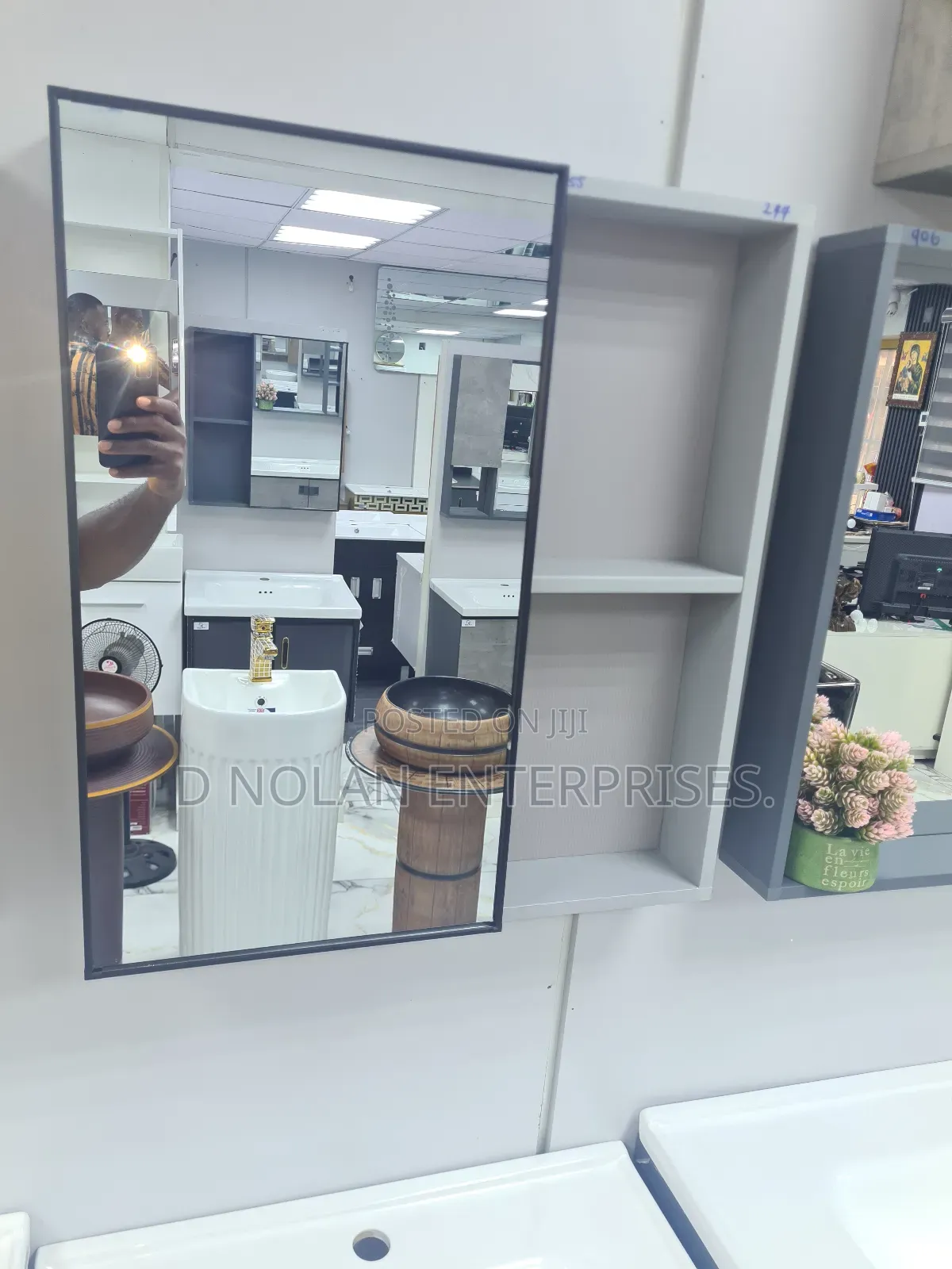 60cm Standing Cabinets Mirror
