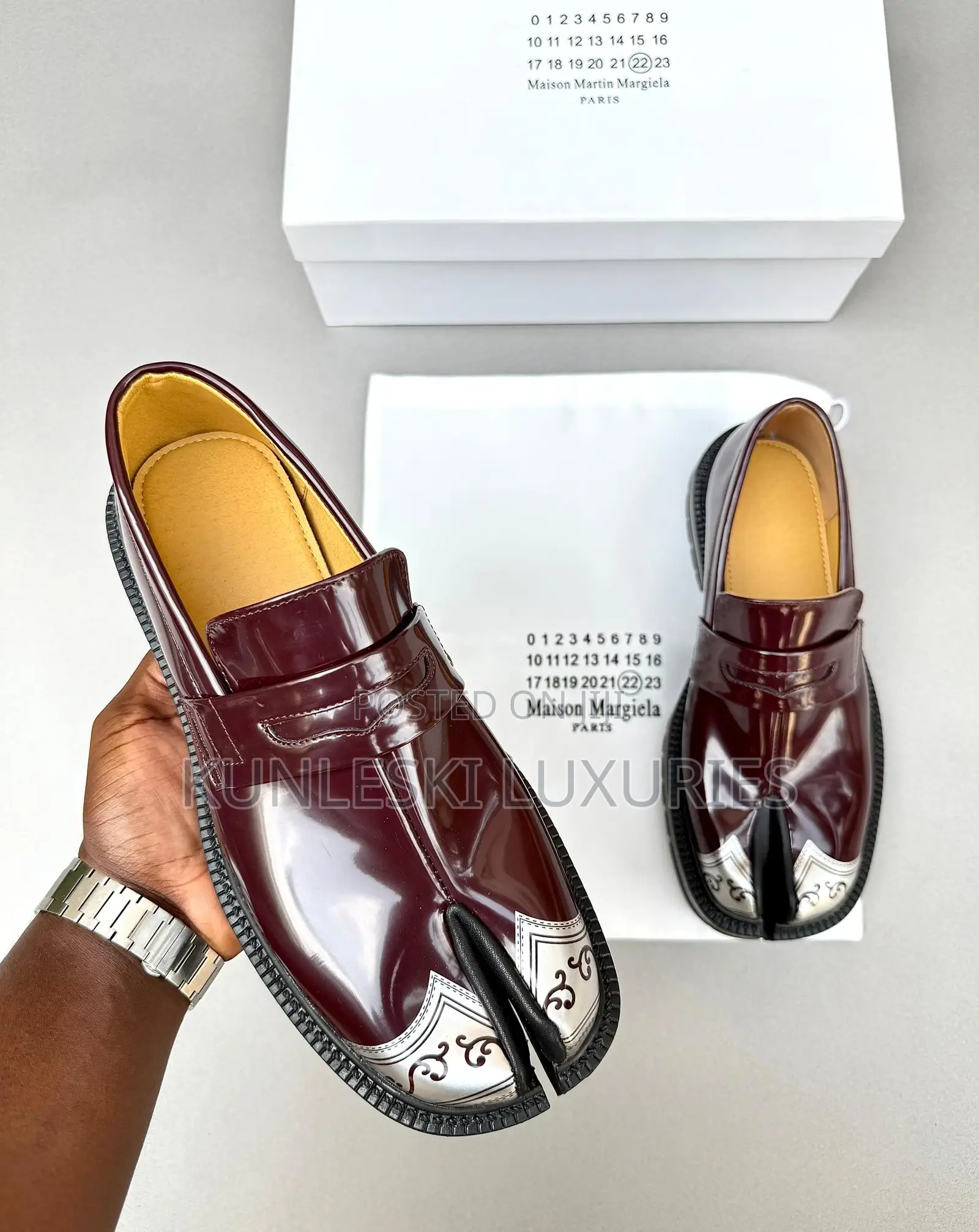 Original Chunky Split Toes Tabi Loafers Shoes Collections