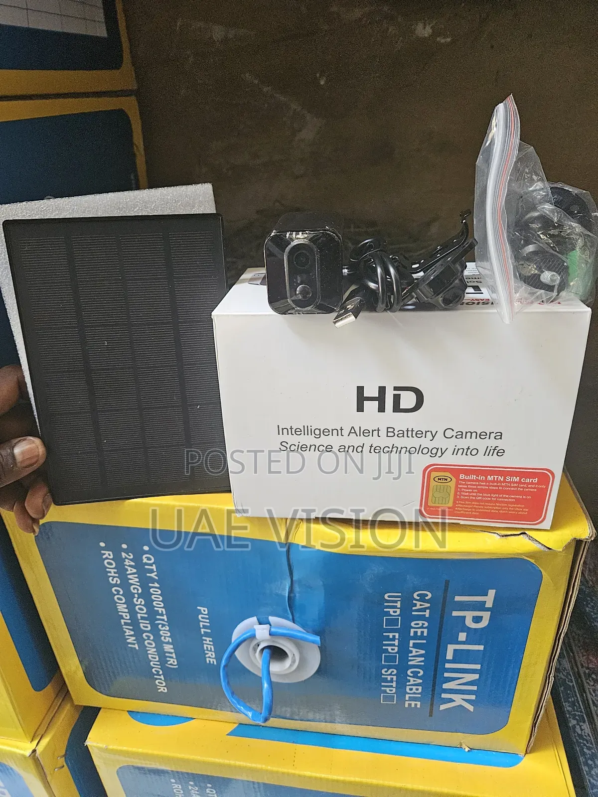 Spy Solar Camera Ubox With Sim Card Hd High Quality