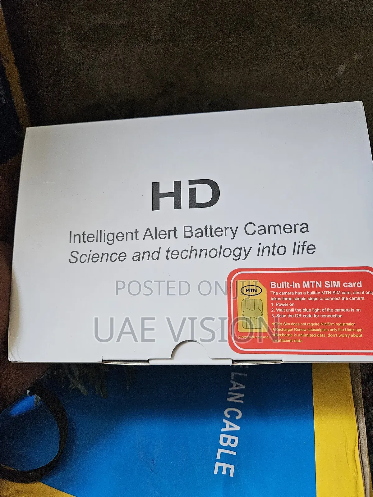 Spy Solar Camera Ubox With Sim Card Hd High Quality