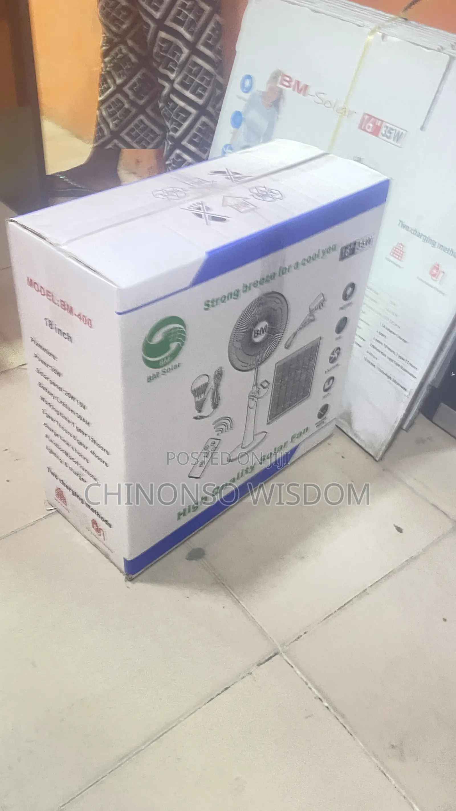 18 Inches Solar Fan