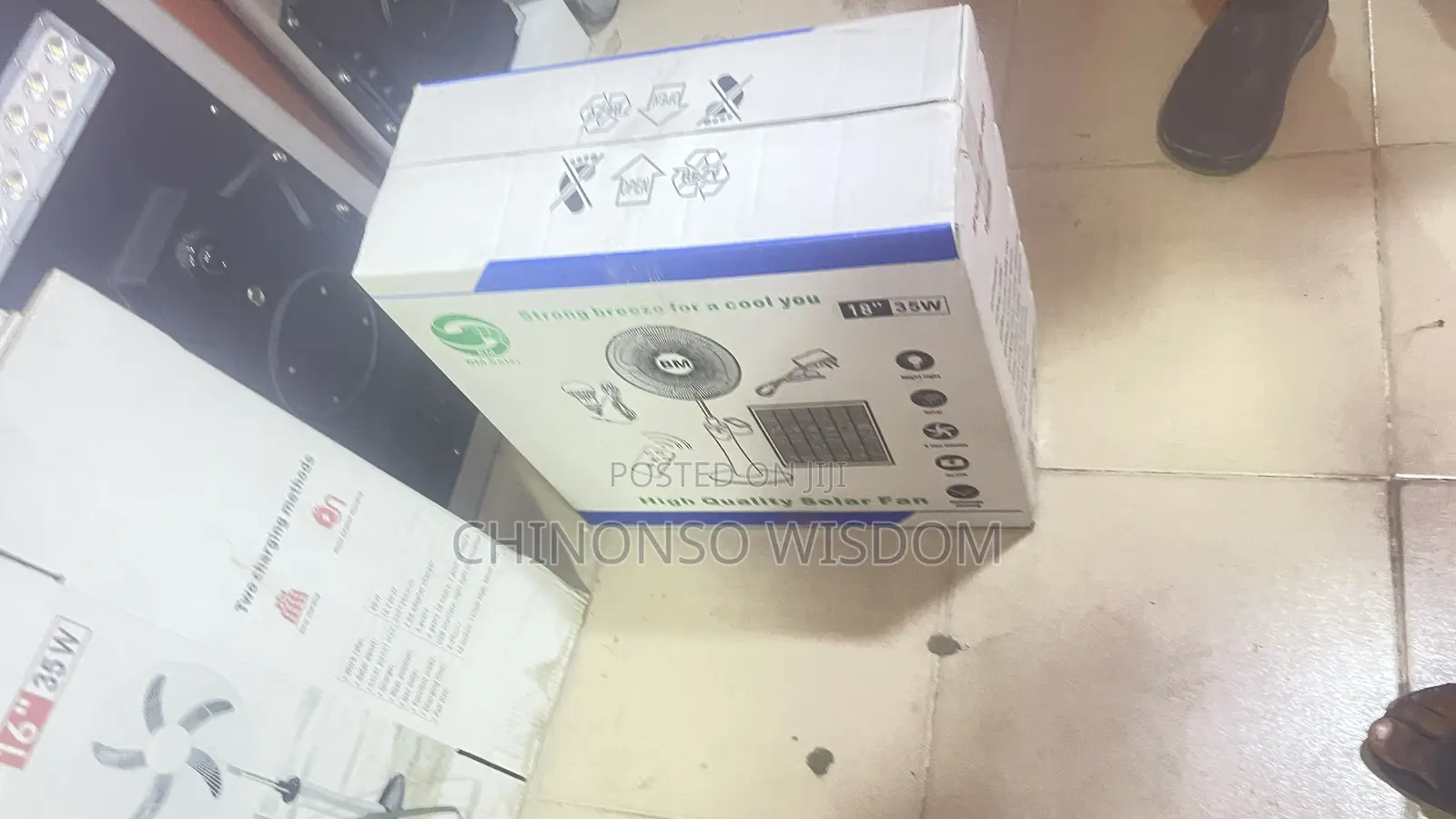 18 Inches Solar Fan