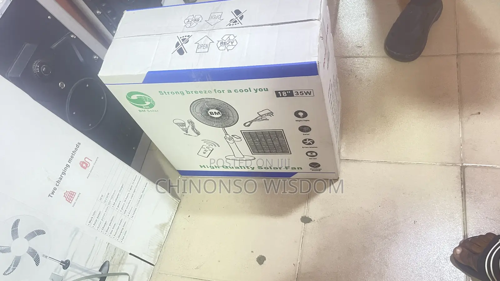 18 Inches Solar Fan
