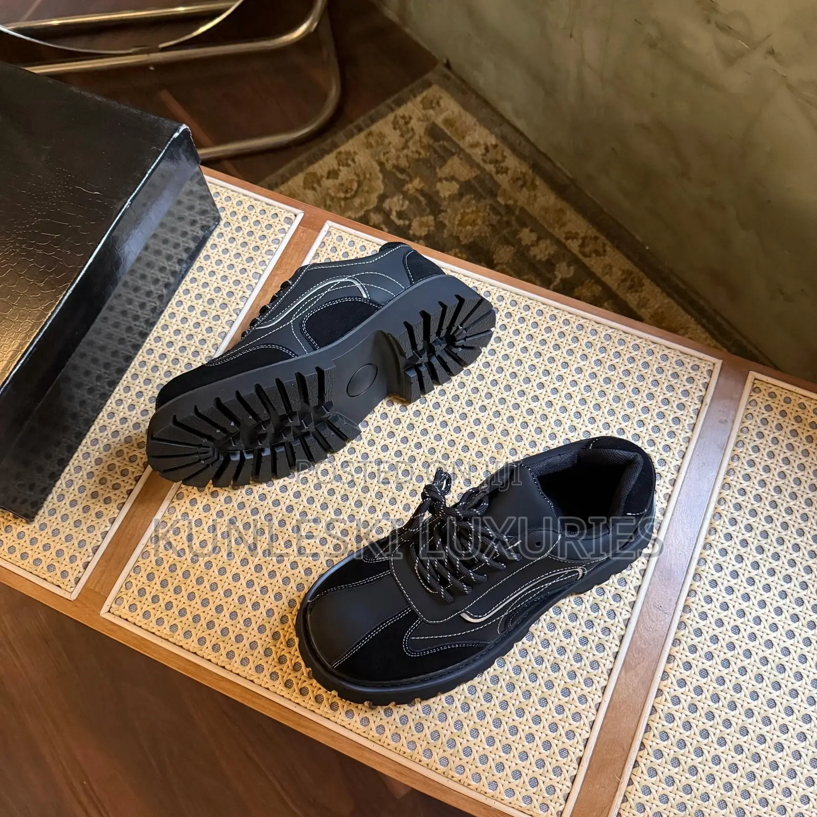 Original Derby Black Lace Up Shoe For Men