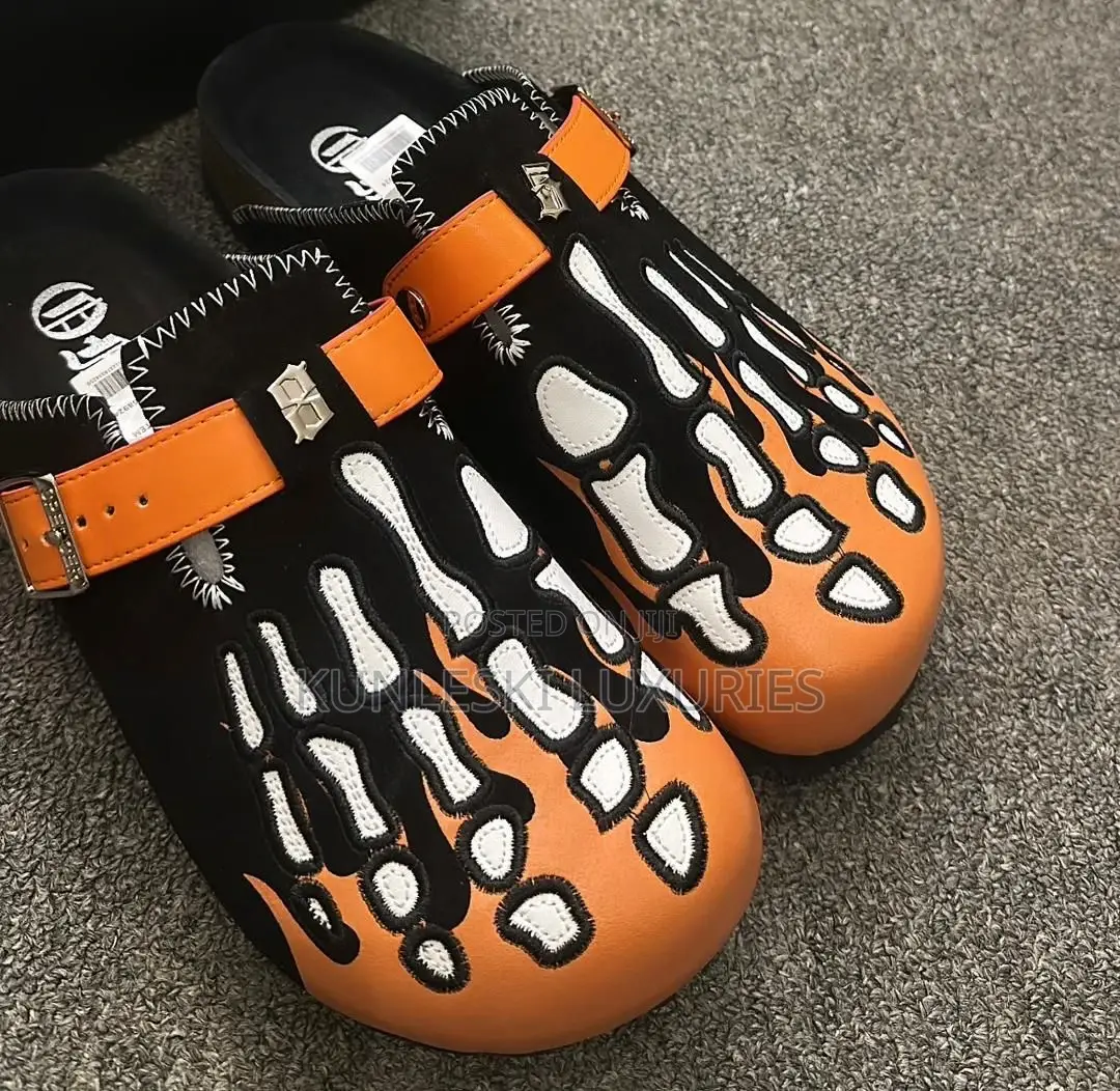 Original Octavious Marks Beaux Os Enflammes Flaming Bones Clogs