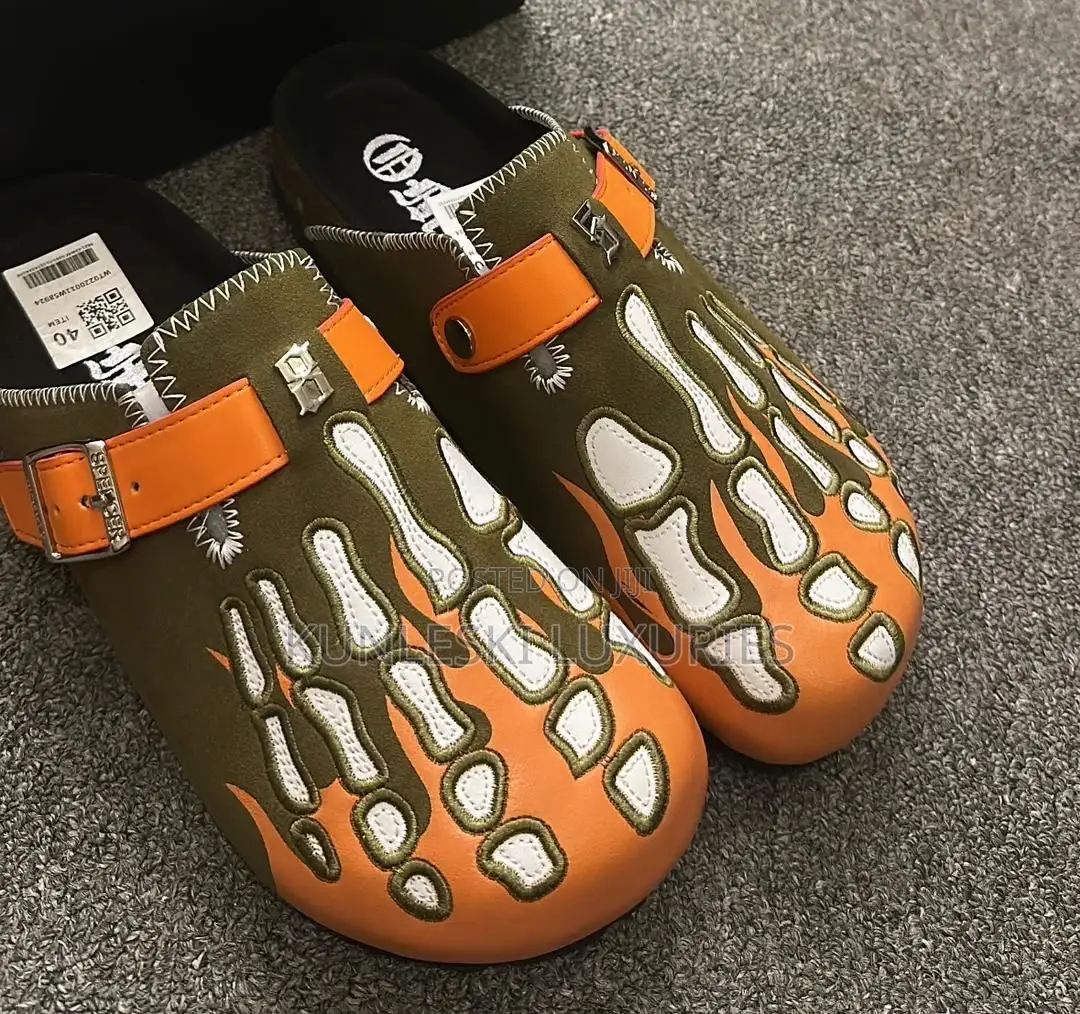 Original Octavious Marks Beaux Os Enflammes Flaming Bones Clogs