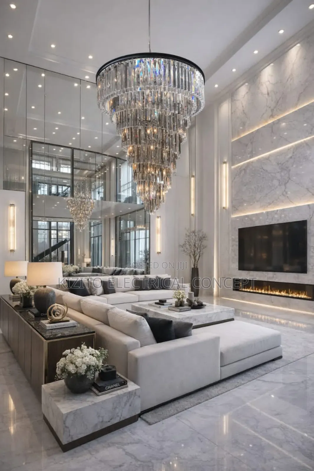 Luxury Crystal Chandelier Glass