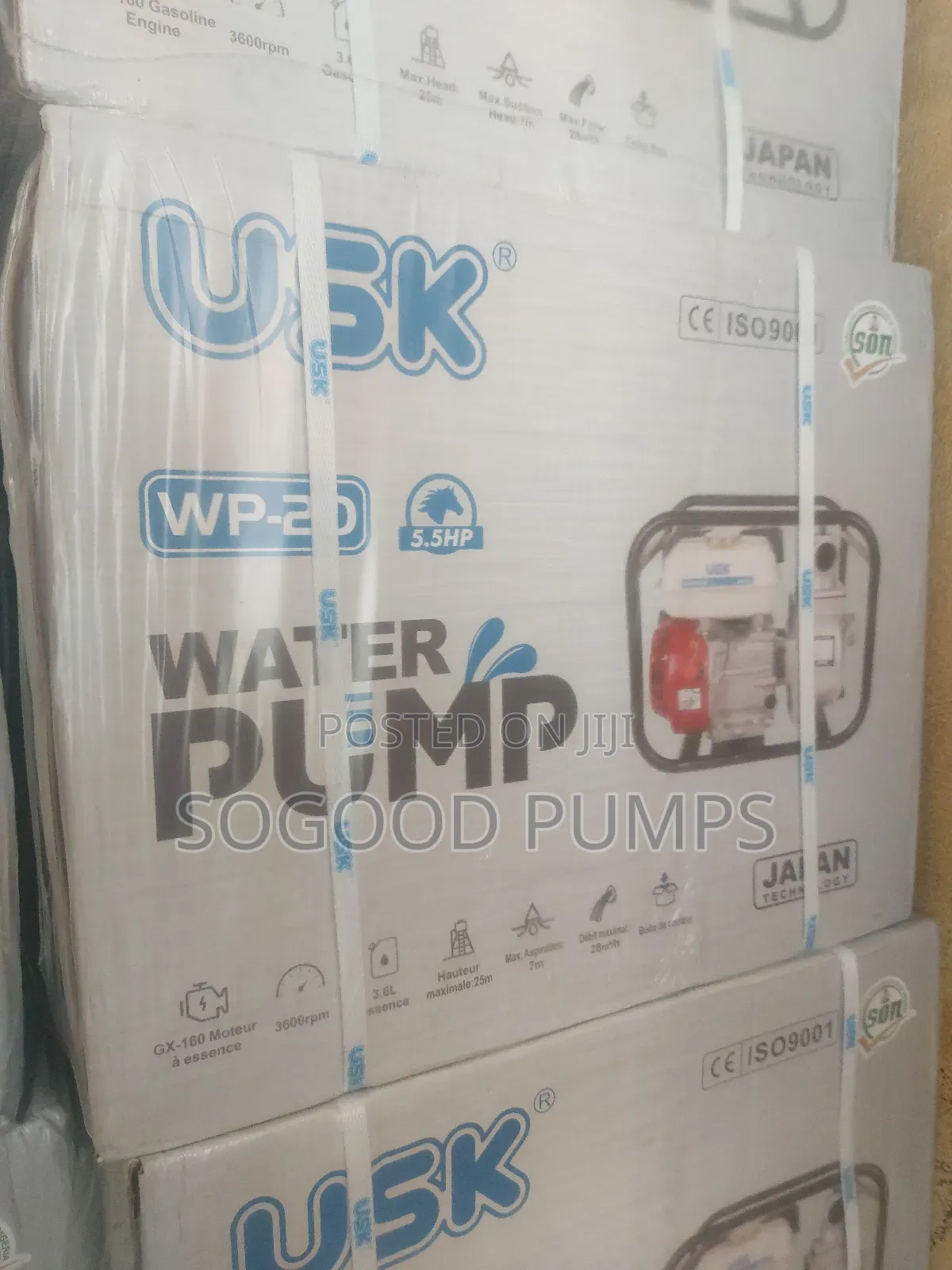 Usk Water Pump Type 2" Inches 5.5hp