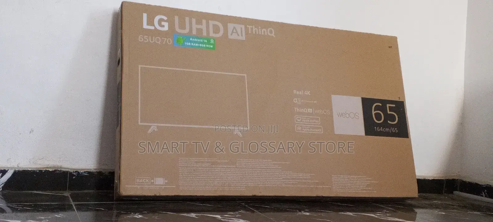 65 Inches Lg Smart Tv With Ai Processor 4k Apple Air Play