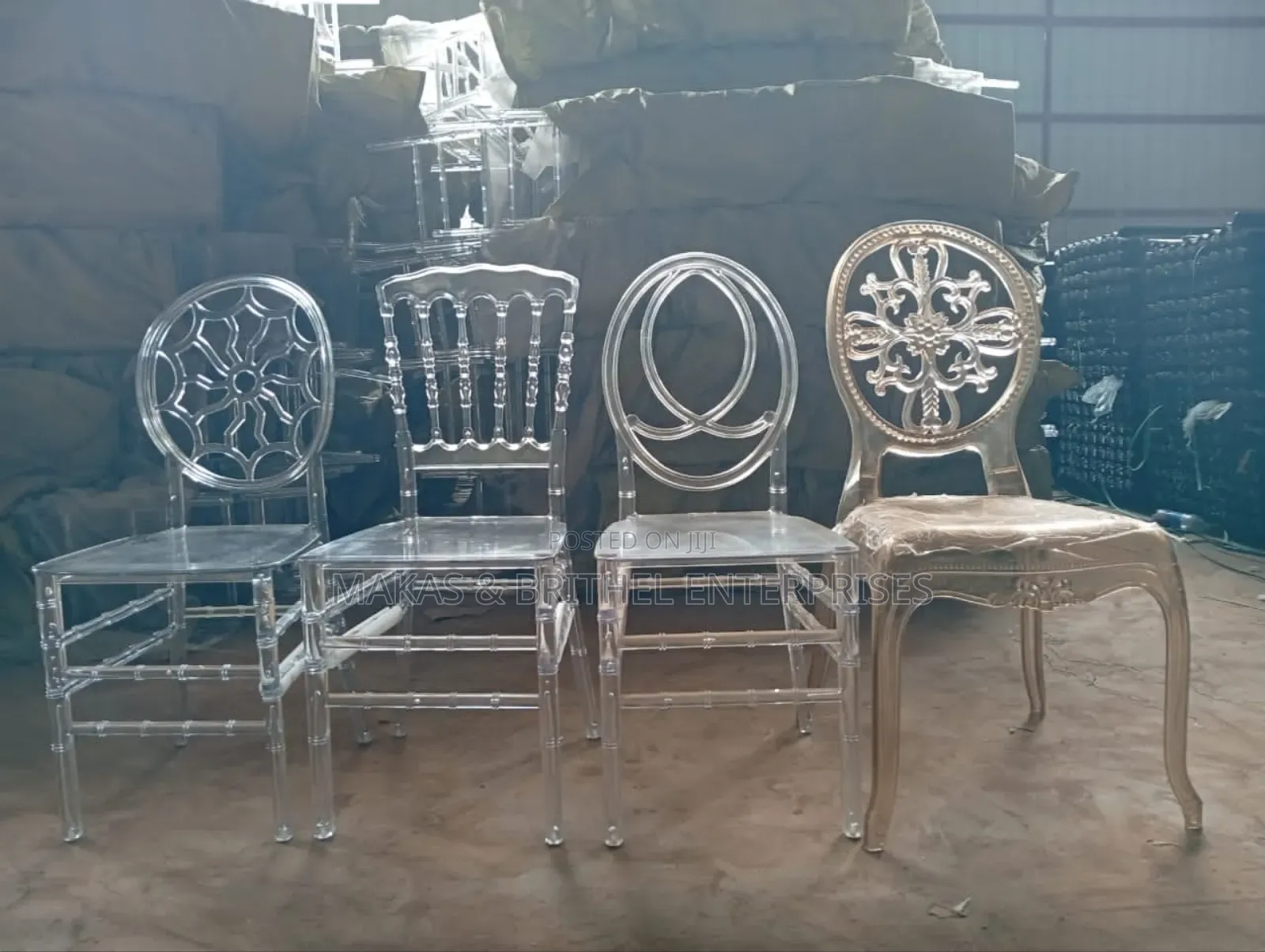 Transparent Event Chairs