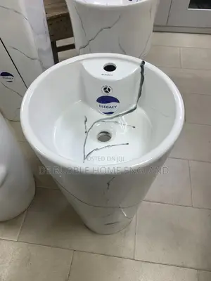 Carara White Pedestal Basin