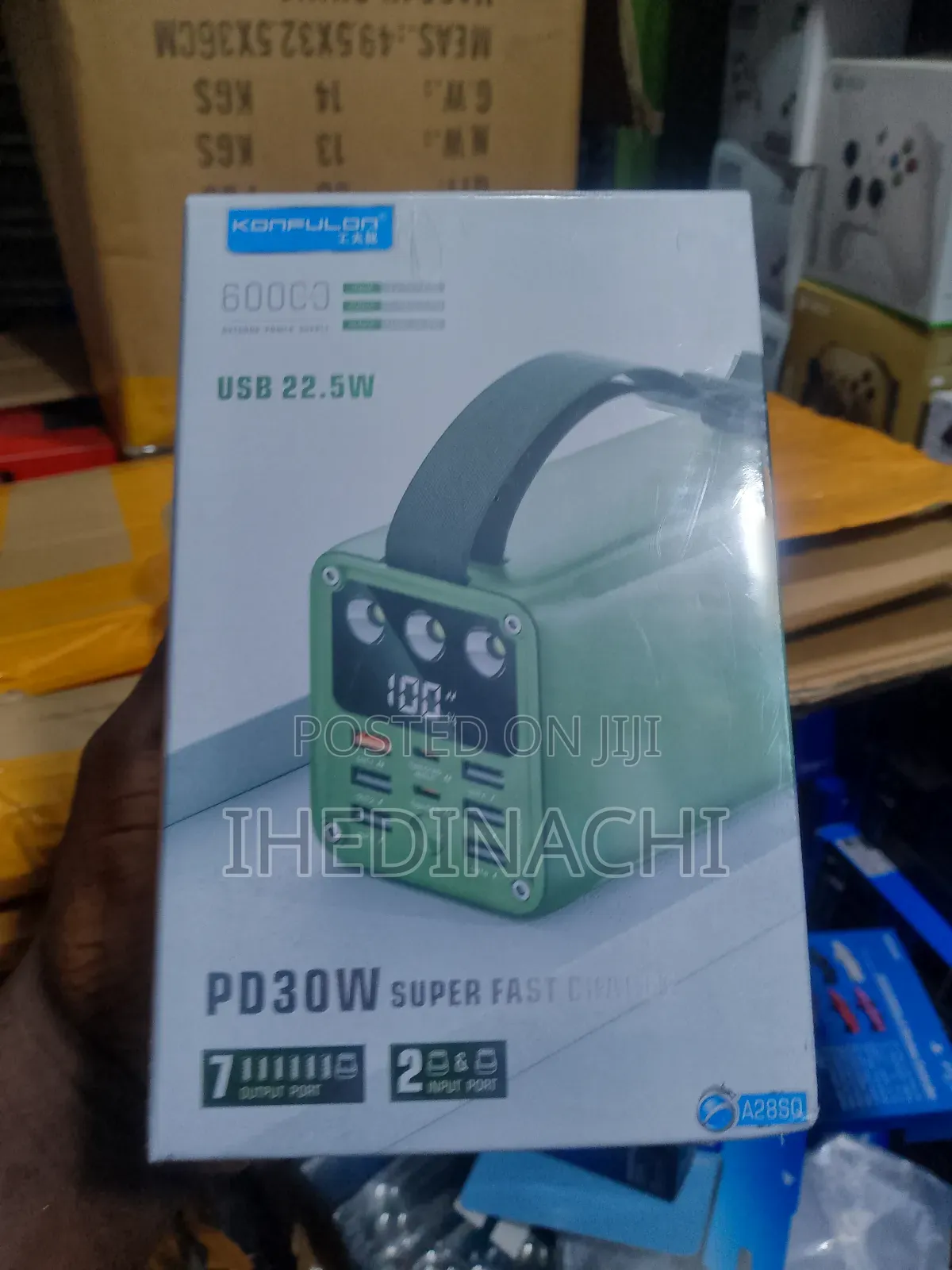 60,000mah Konfulon Power Bank PDW Super Fast Charger