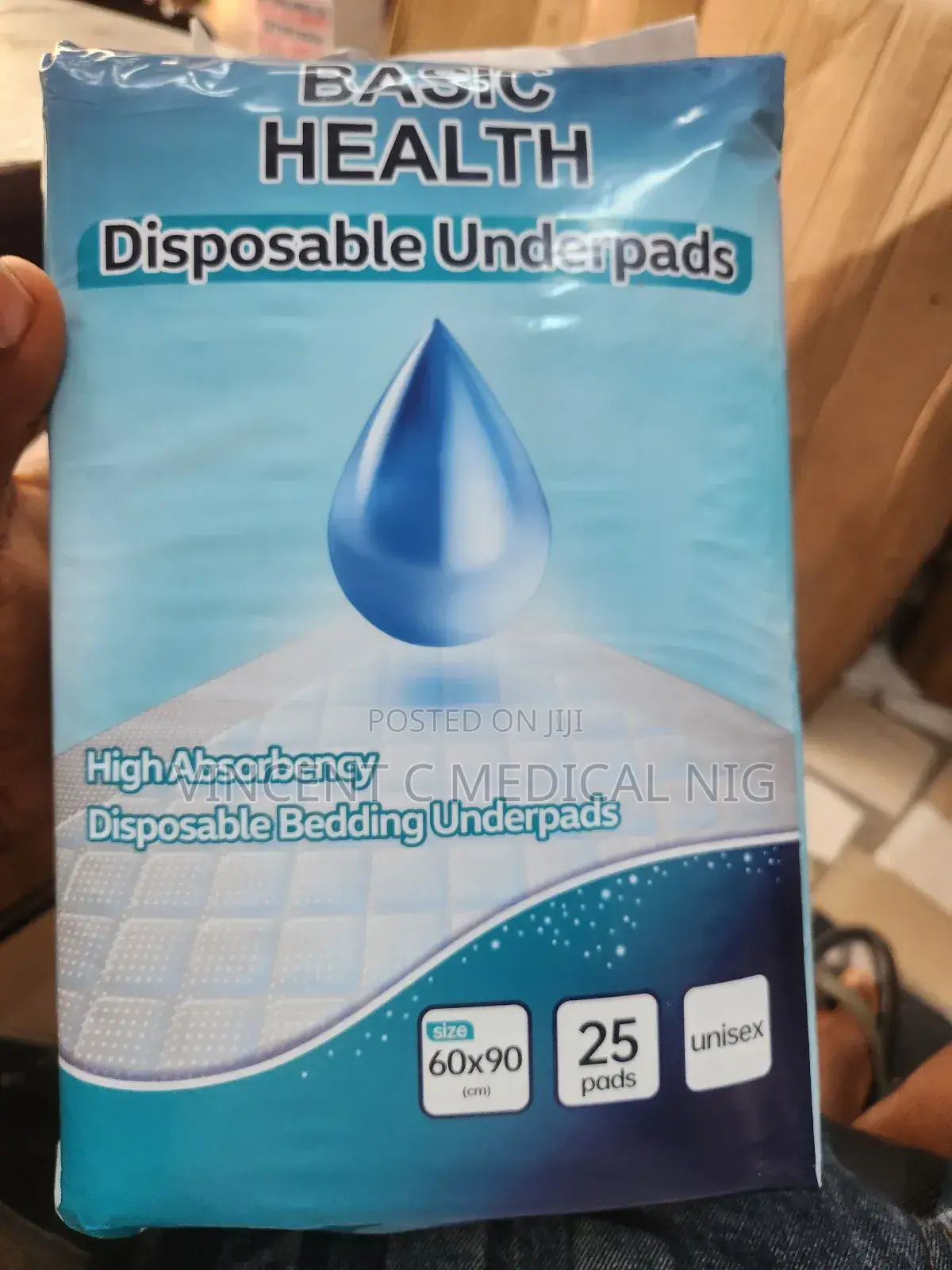 Disposable Underpads High Absorbency (60x90 ) 25pads