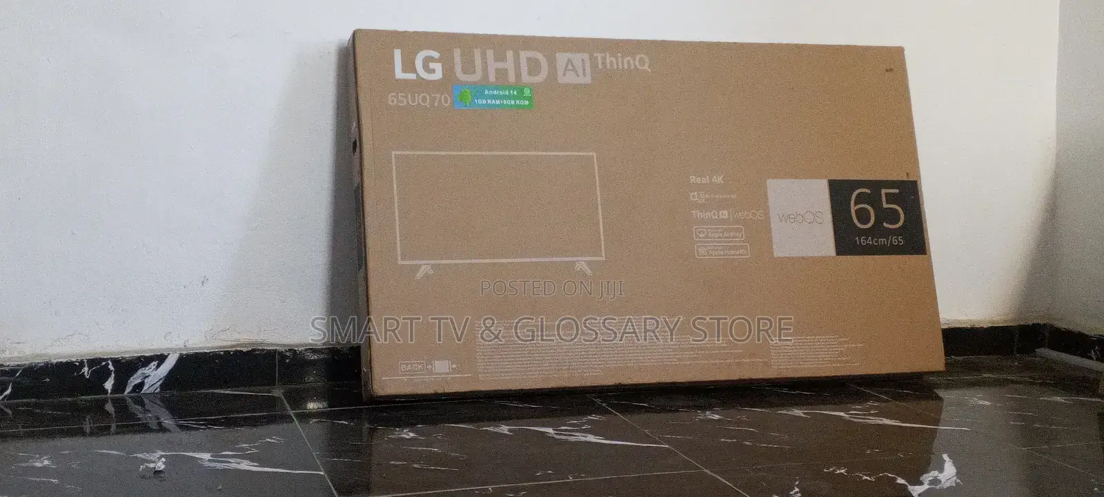 65 Inches Lg Smart Tv With Ai Processor 4k Apple Air Play