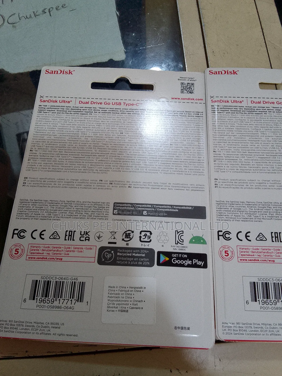 Sandisk Ultra Dual Drive 64gb