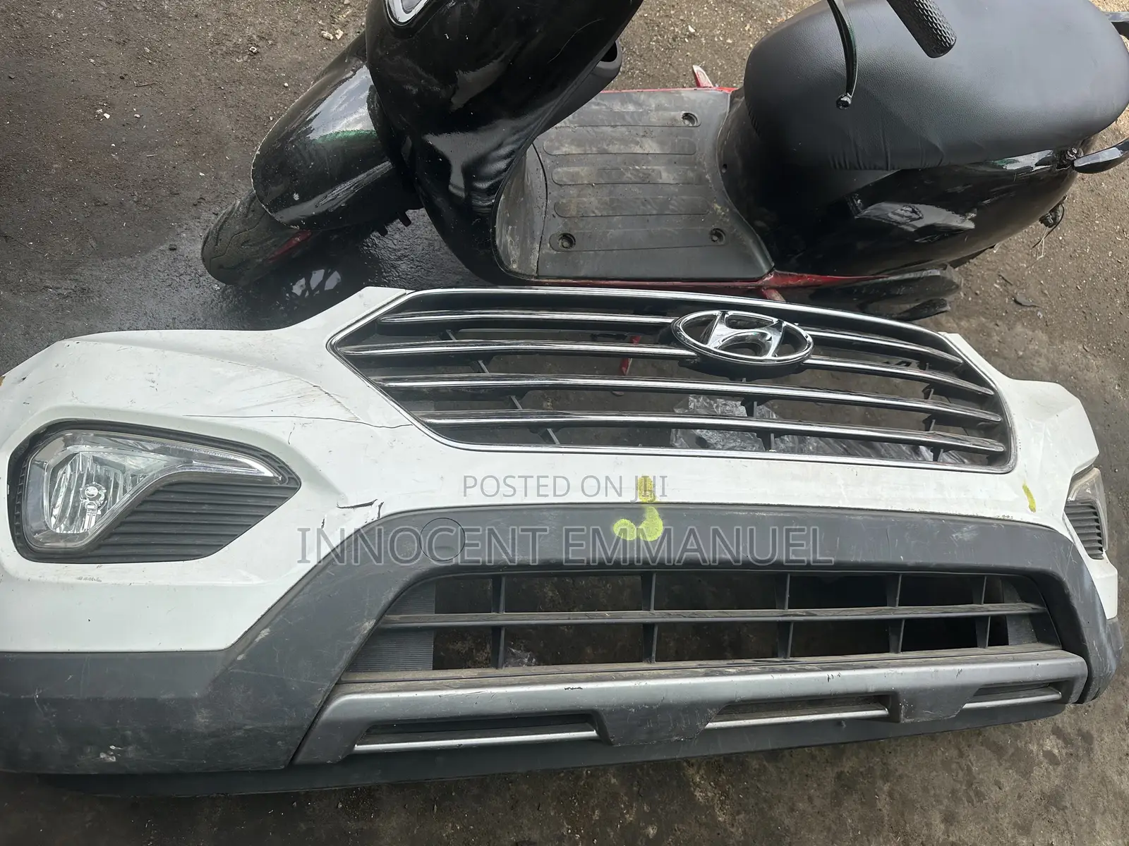 Complete Front Bumper Hyundai Grand Santa 2014 Model