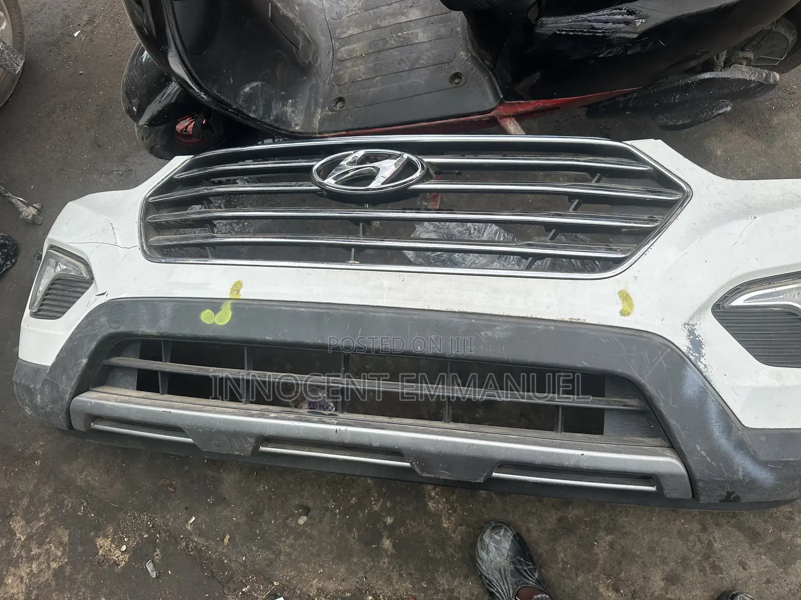 Complete Front Bumper Hyundai Grand Santa 2014 Model