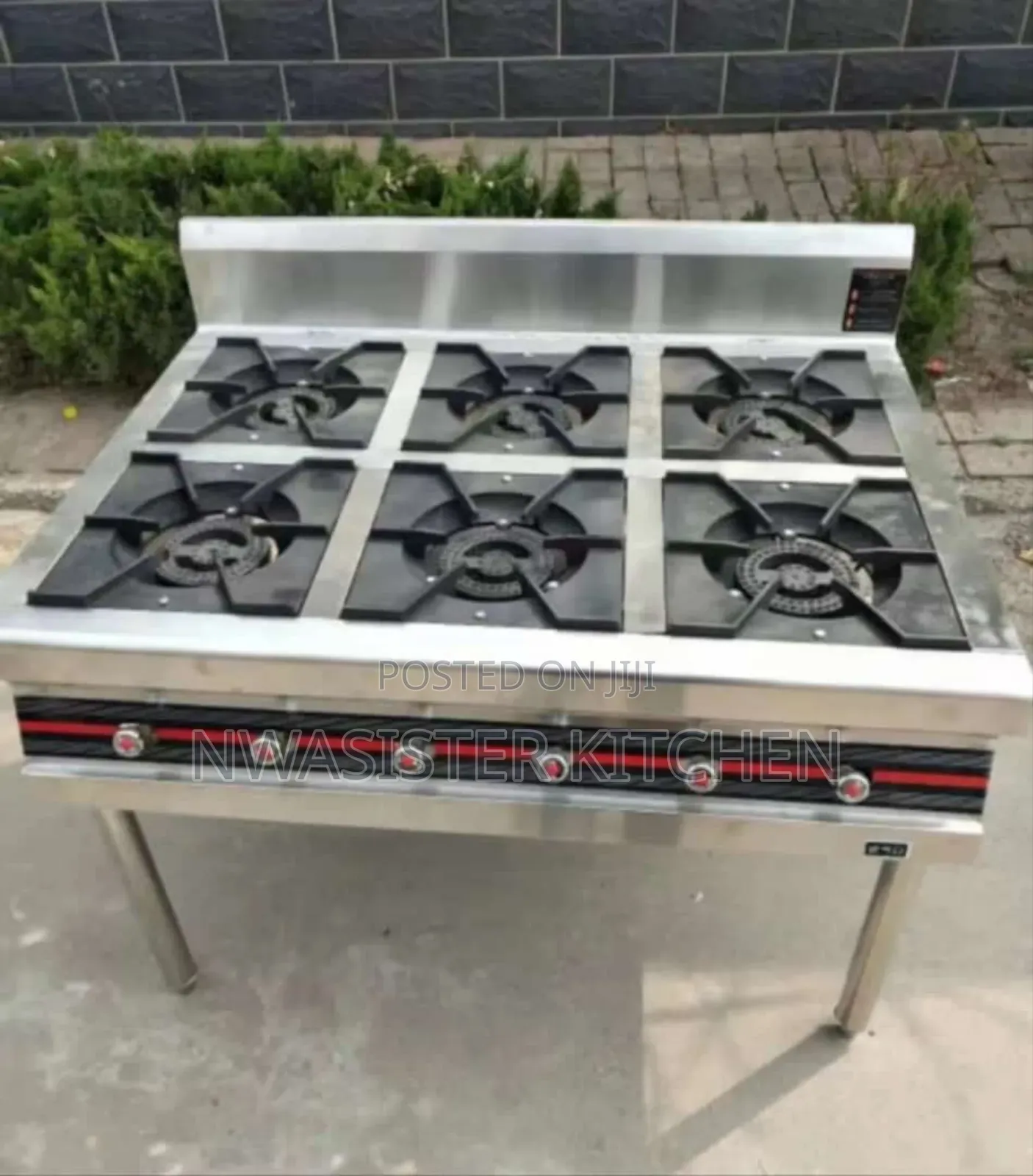 6 Burner Cooker Industrial Machine