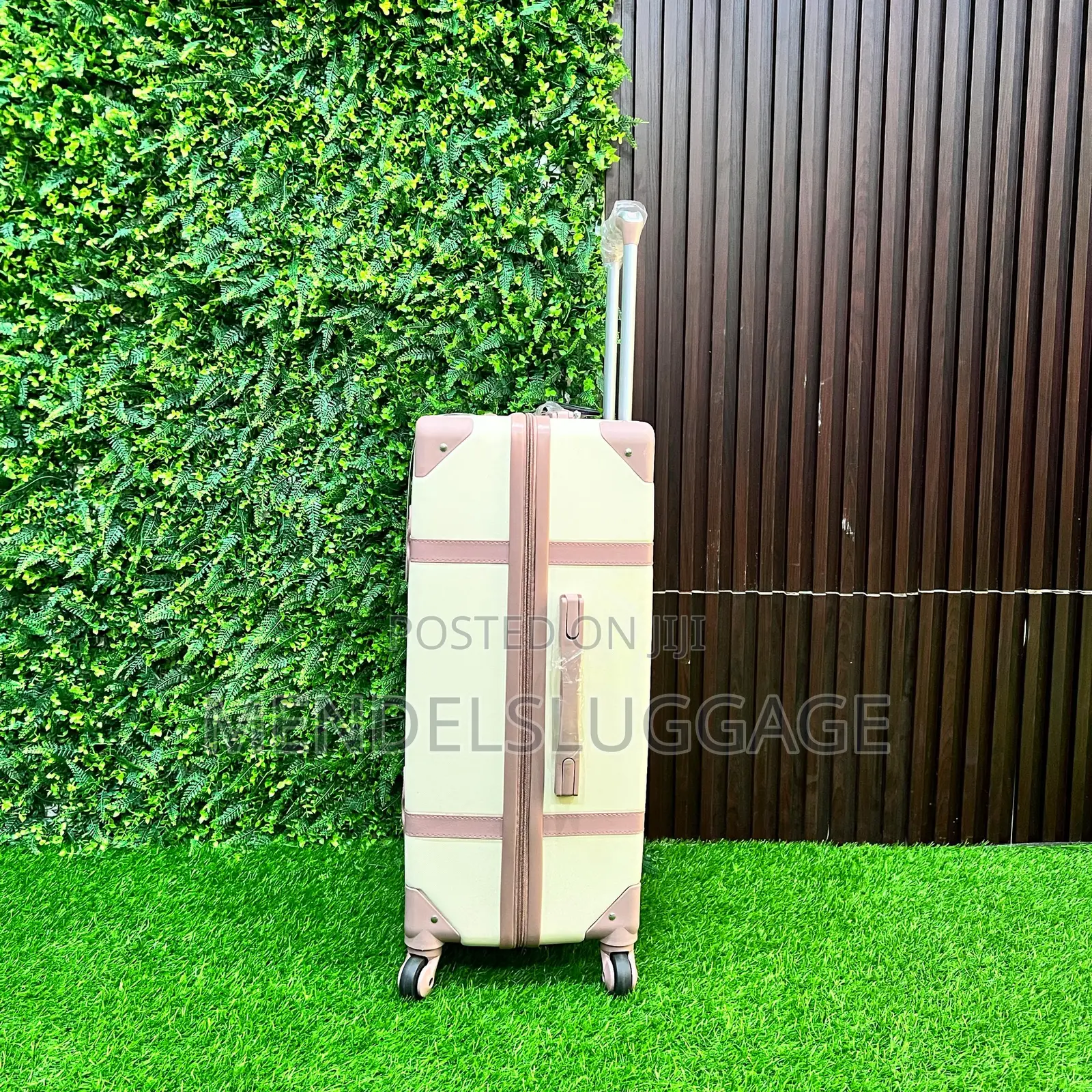 7-in-1 Cream Hard Case Travel Luggage Set