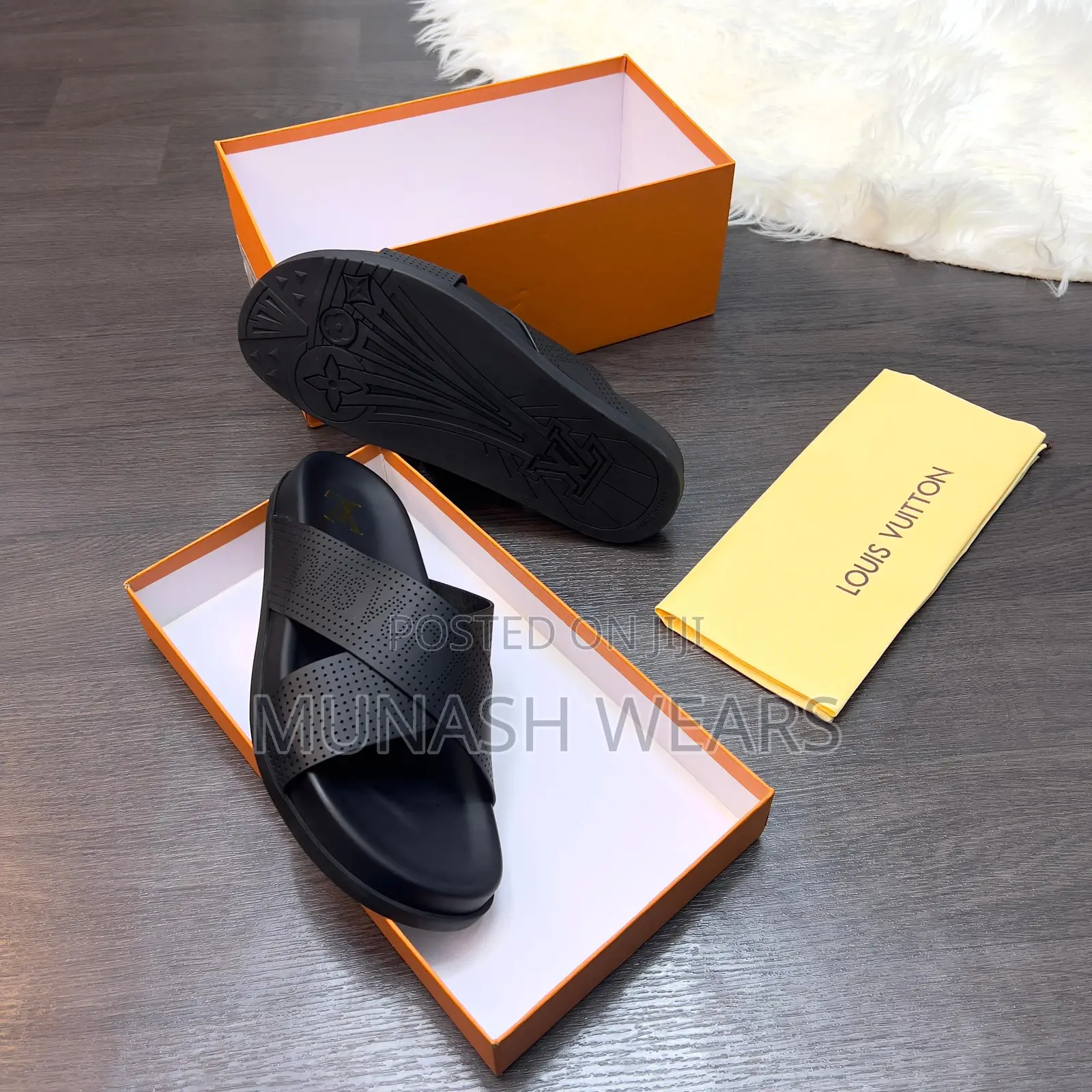 Louis Vuitton Leather Slipers 40-46 Available