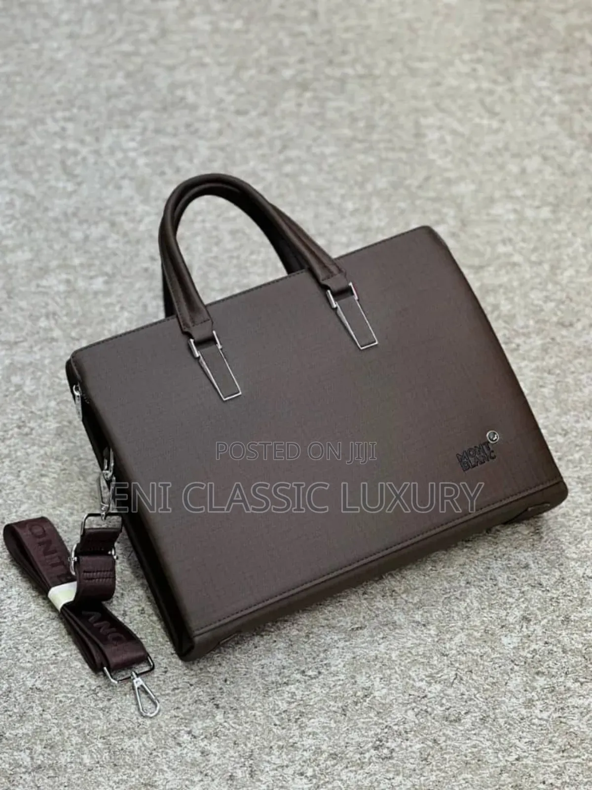 Best Quality Luxury Laptop Bags Mont Blanc Well Banded