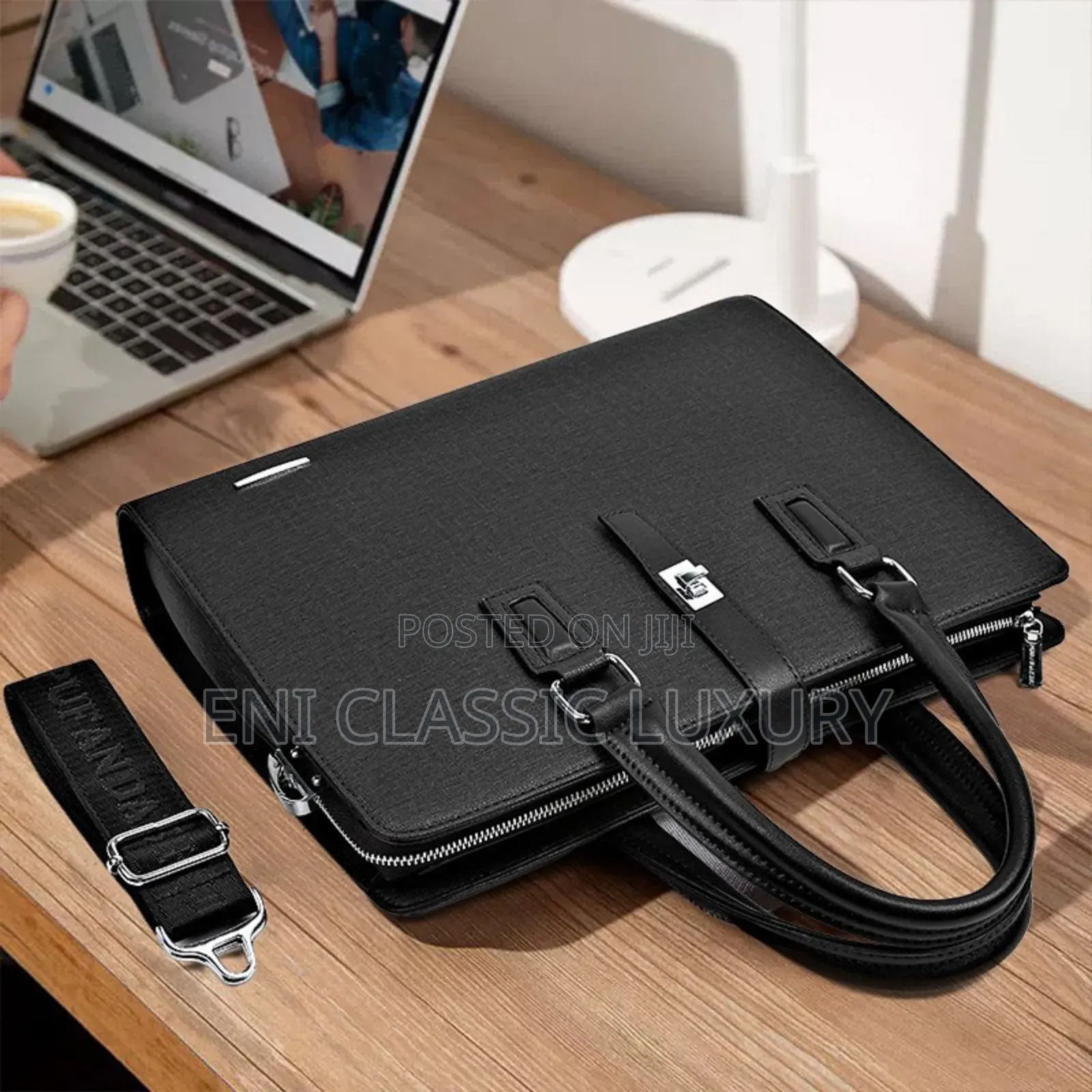 Best Quality Luxury Laptop Bags Mont Blanc Well Banded