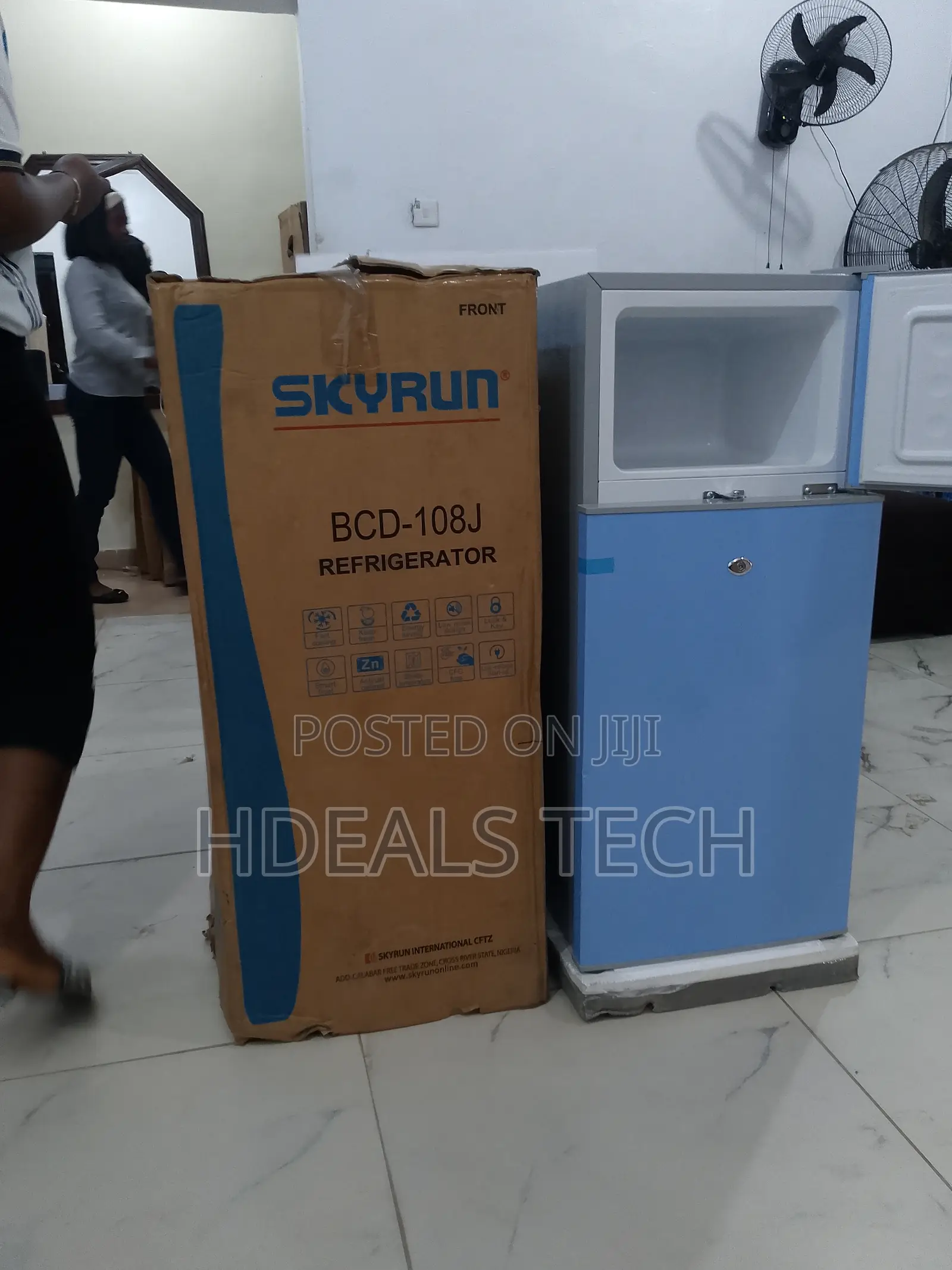 Skyrun Bcd108j Double Door Refrigerator – Quiet Efficient